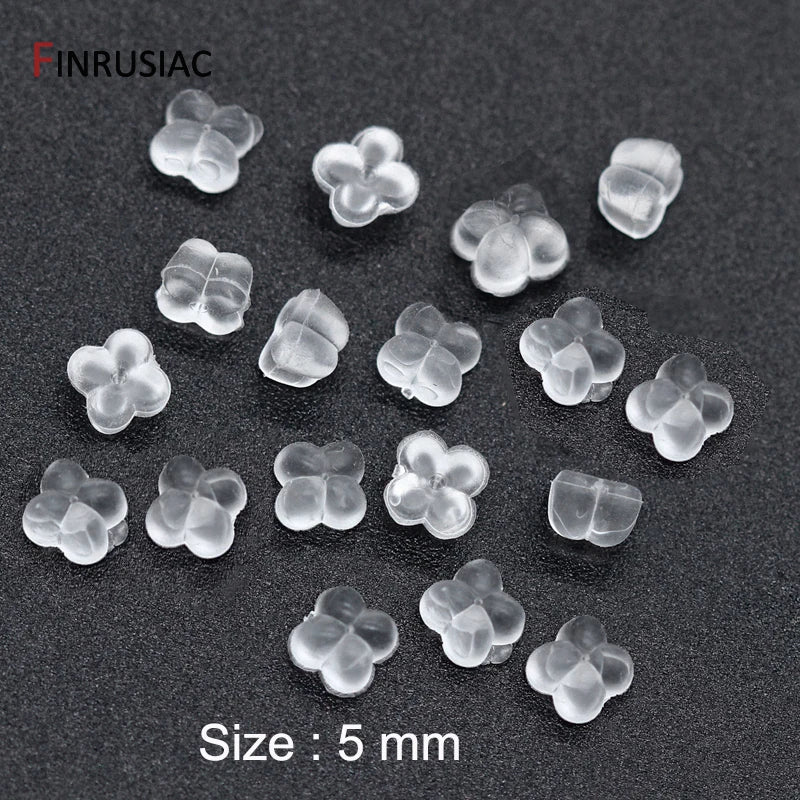 20pcs Wholesale 14K Gold Plated Earring Backs Findings Earring Clutch Accessories For Jewelry Making