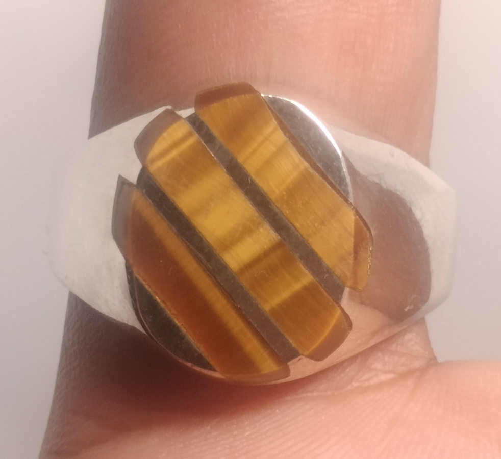 Sterling Silver Tigereye Ring