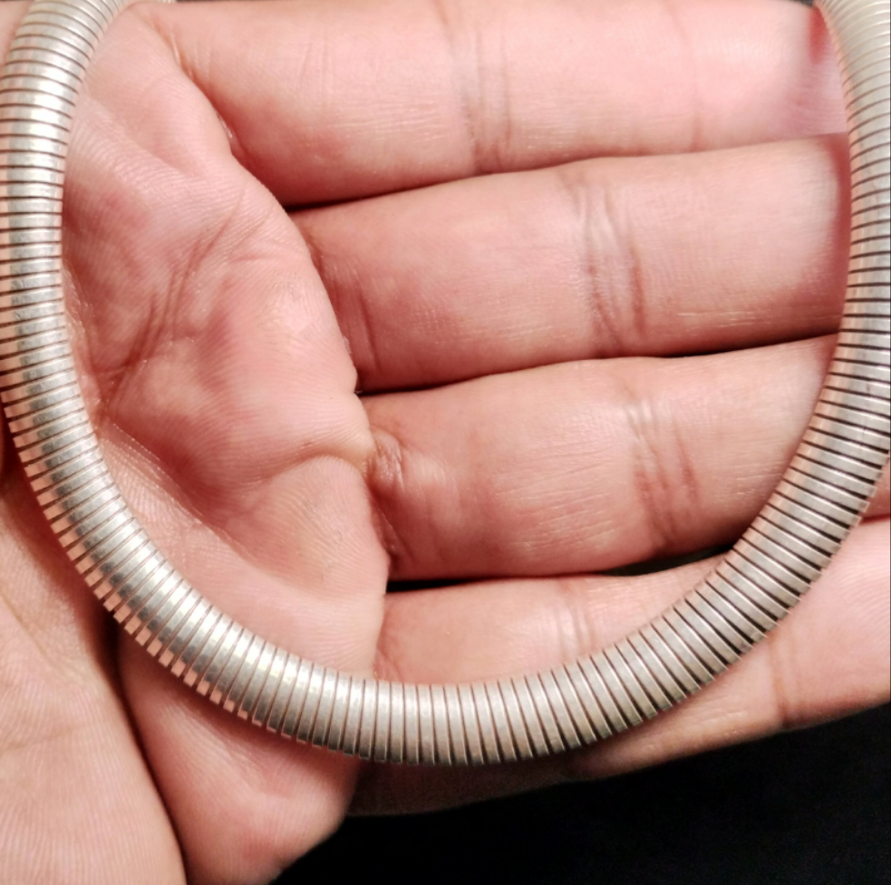 Sterling Silver Omega Necklace
