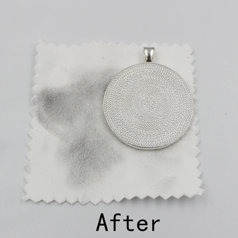 10/50pcs Soft Jewelry Cleaning Cloth Individually Wrapped For Silver Gold Platinum Glasses Watch Coins Cleaner Tools Equipment