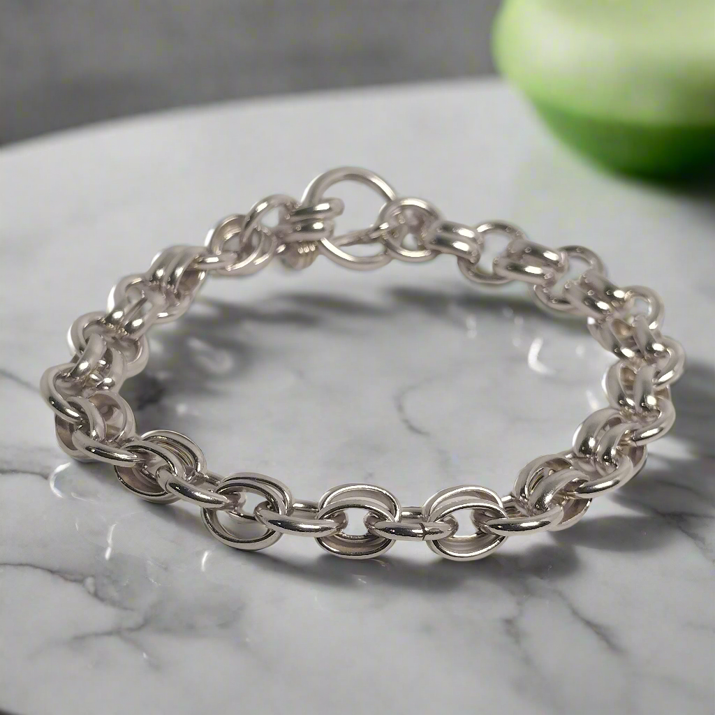 Sterling Silver Toggle Bracelet