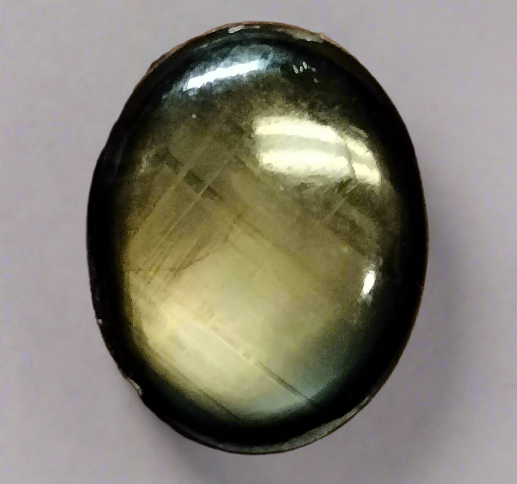 5.53 Carat Black Star Sapphire Gemstone