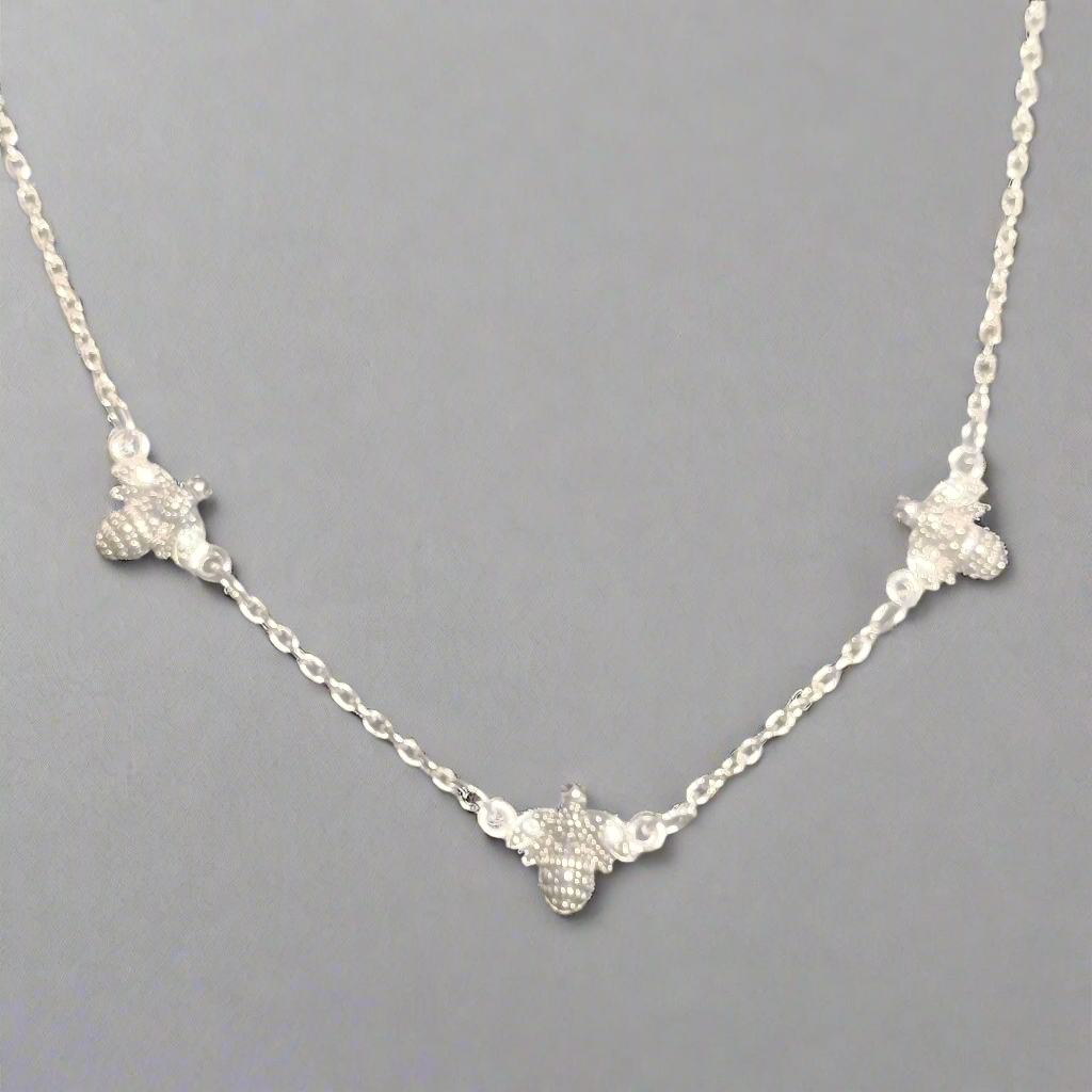 Sterling Silver Bee Necklace