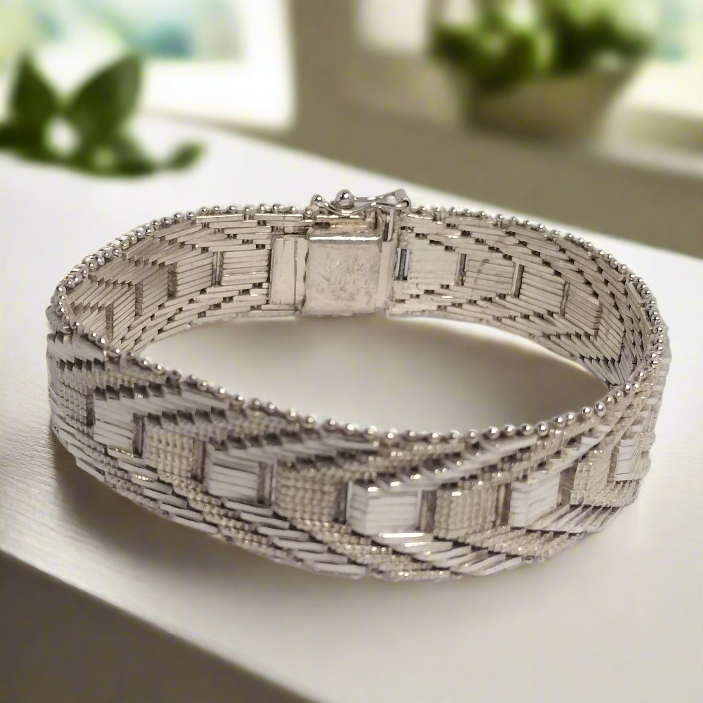 Sterling Silver Milor Style Bracelet