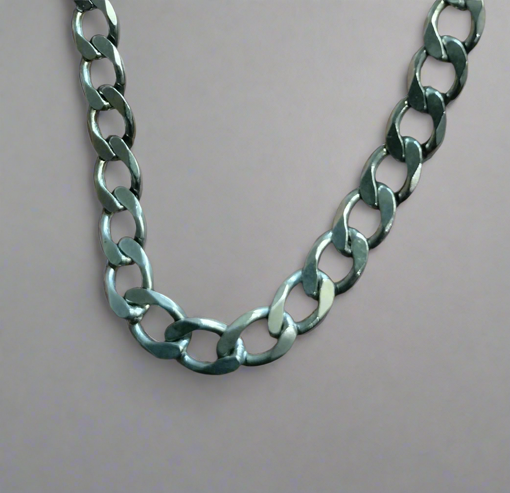 Sterling Silver Curb Link Necklace
