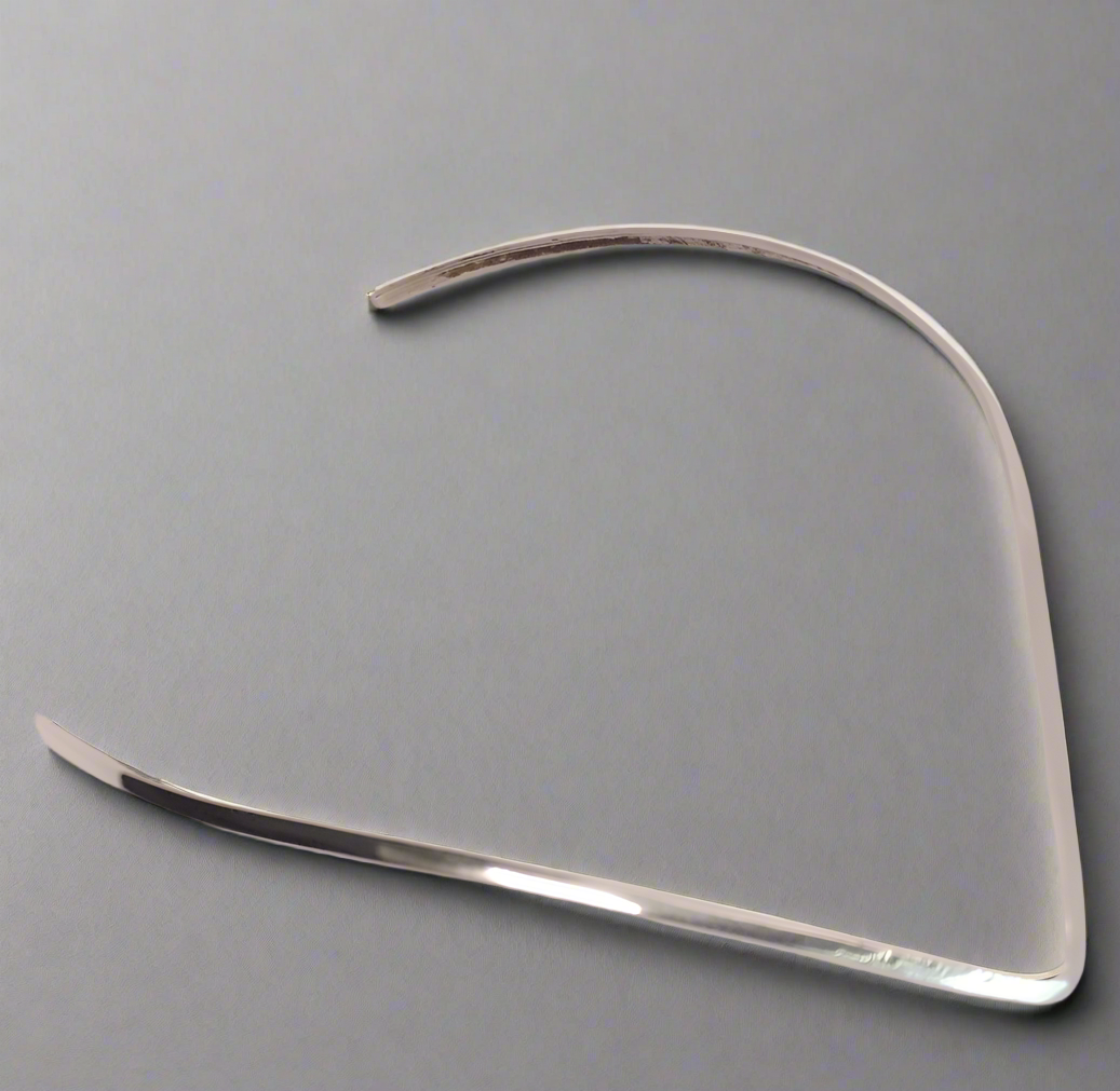 Sterling Silver V Necklace