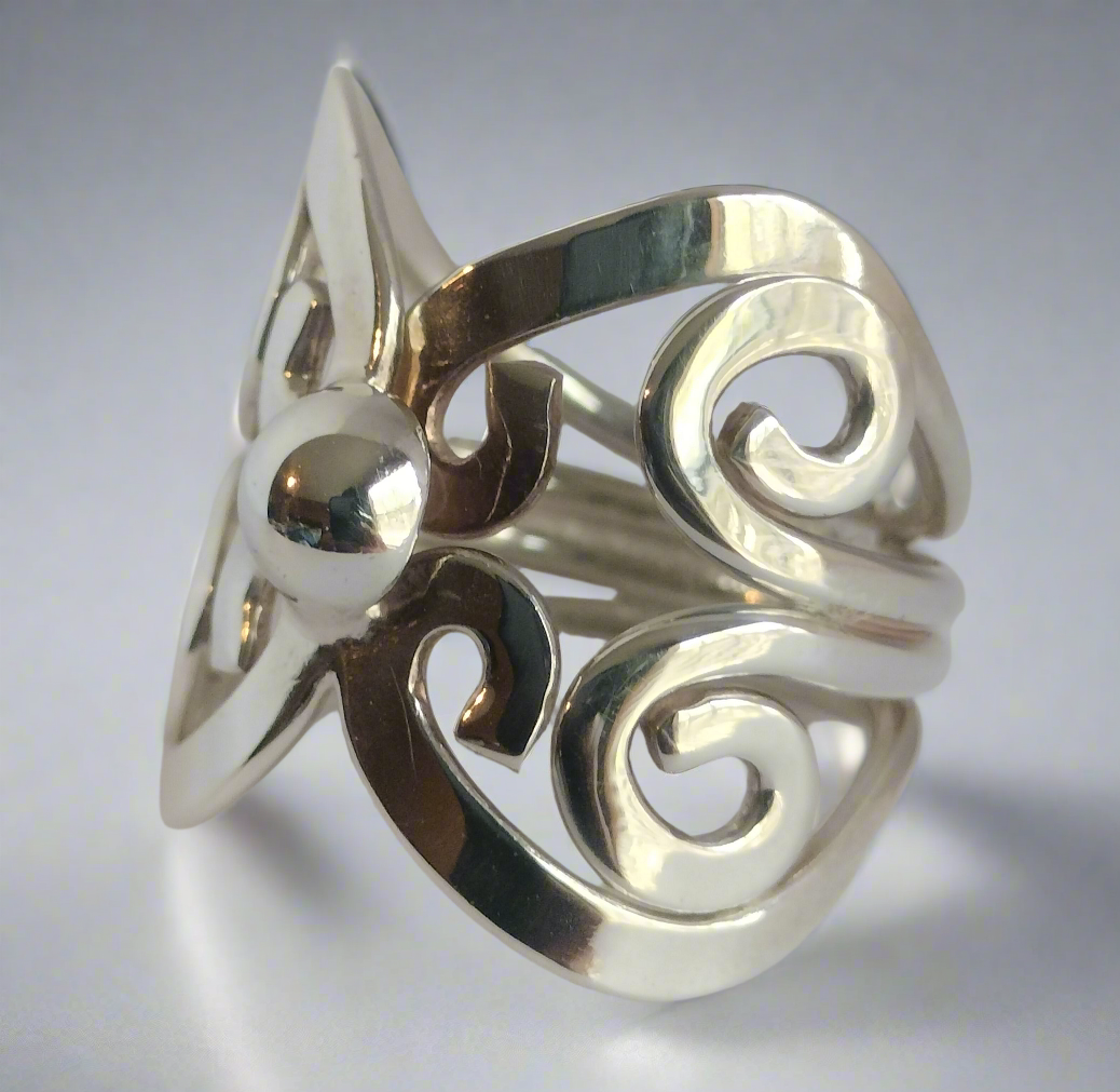 Sterling Silver Butterfly Ring