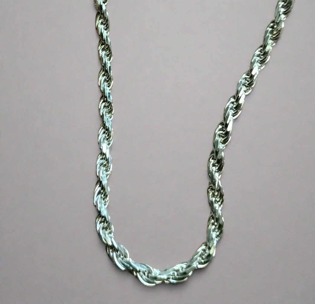 Sterling Silver Rope Chain