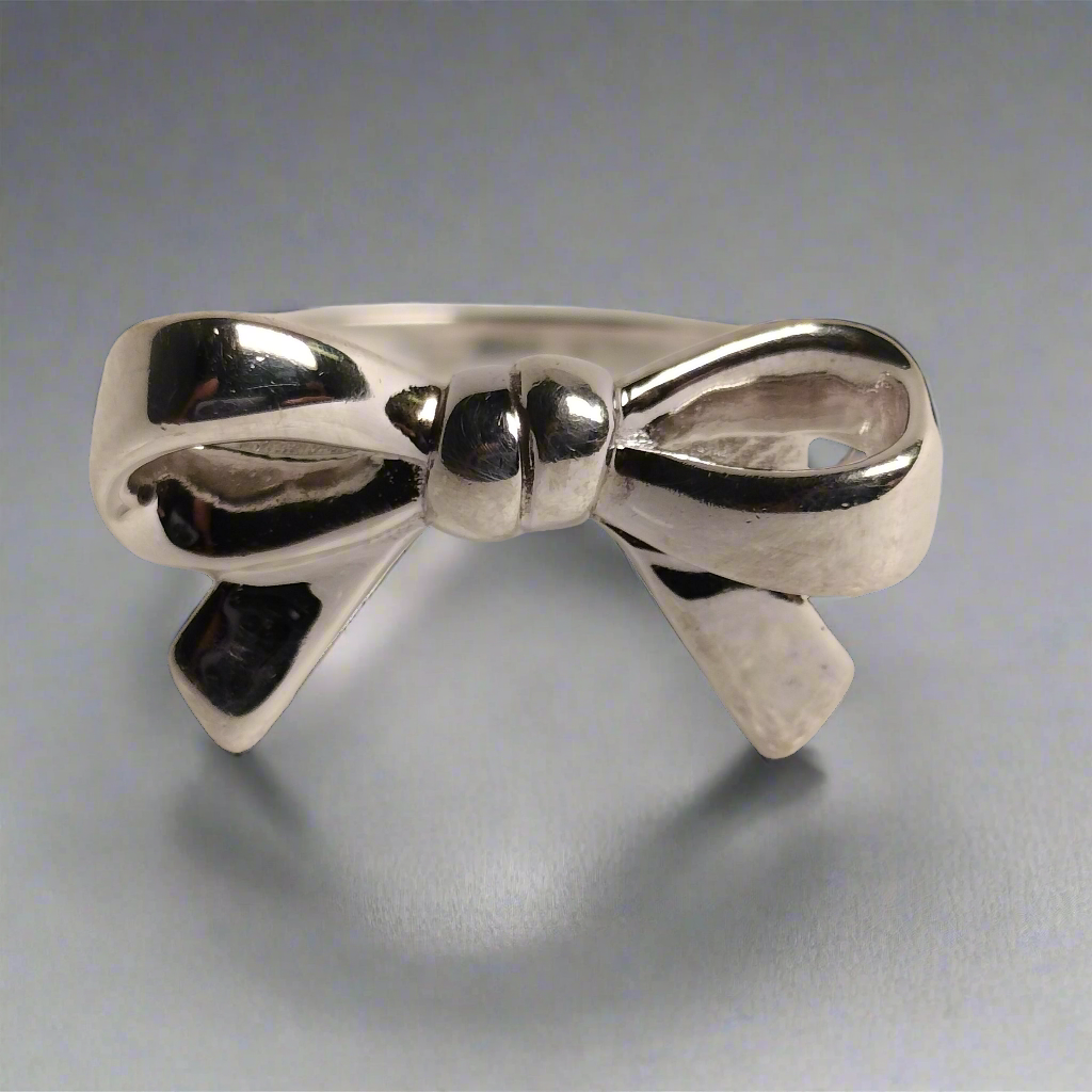 Sterling Silver Bow Ring