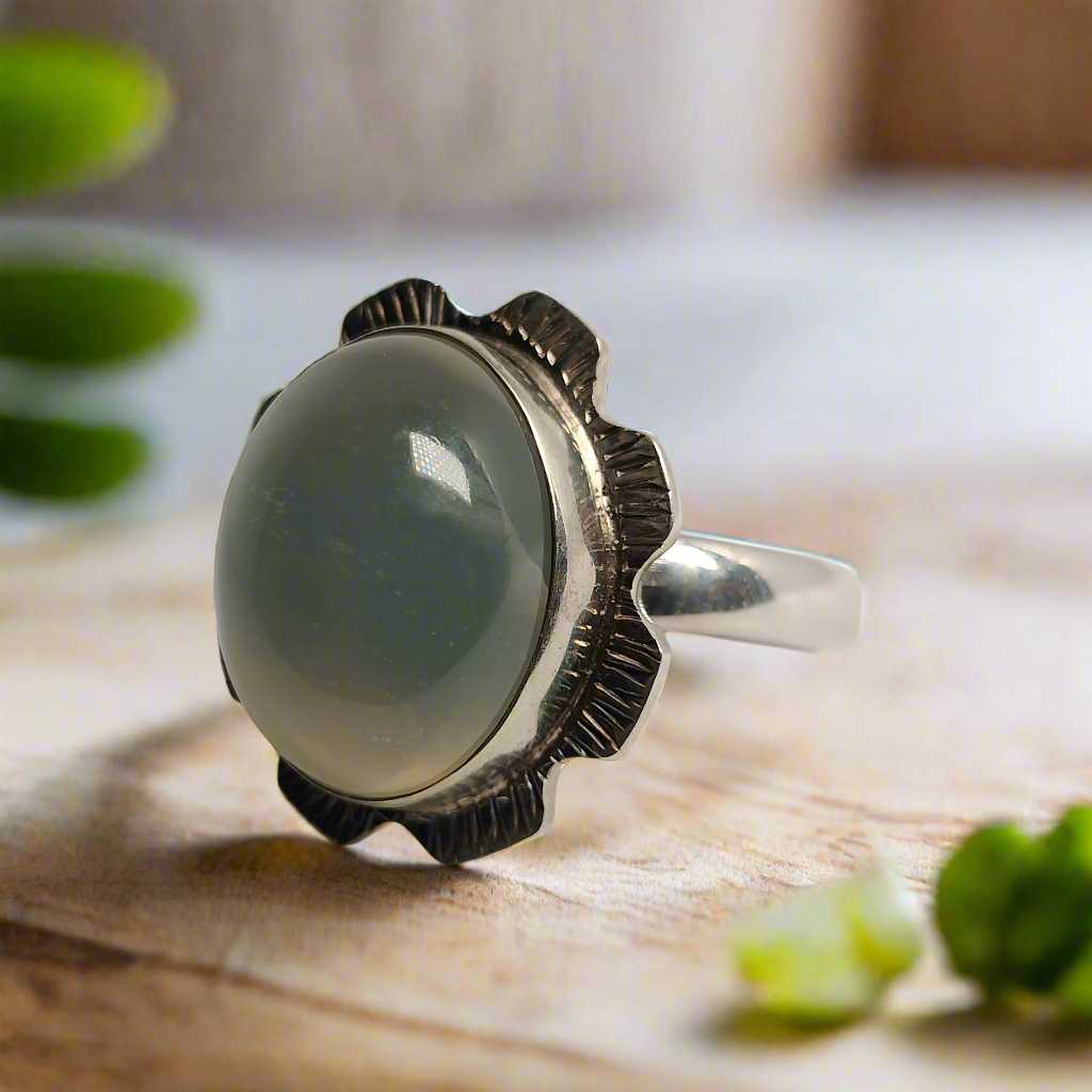Sterling Silver Moonstone Ring