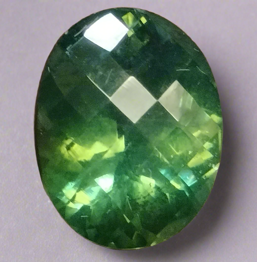 4.52 Carat Green Zircon Gemstone