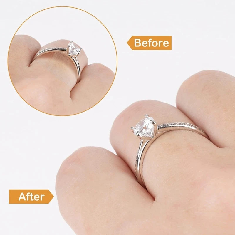 Customizable Rings Size Reducing Inserts Silicone Pads Resizing Tool Reducer