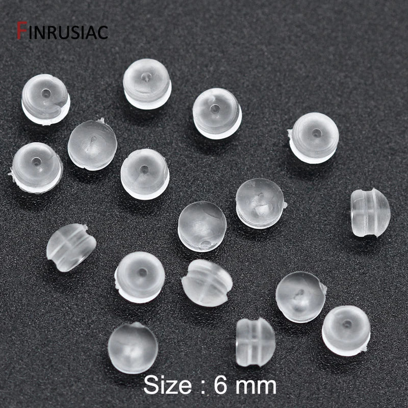 20pcs Wholesale 14K Gold Plated Earring Backs Findings Earring Clutch Accessories For Jewelry Making