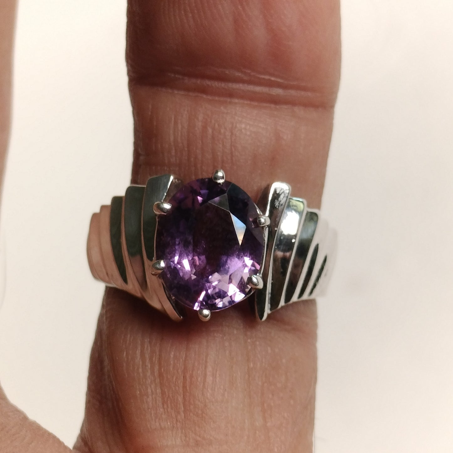 Sterling Silver Amethyst Ring
