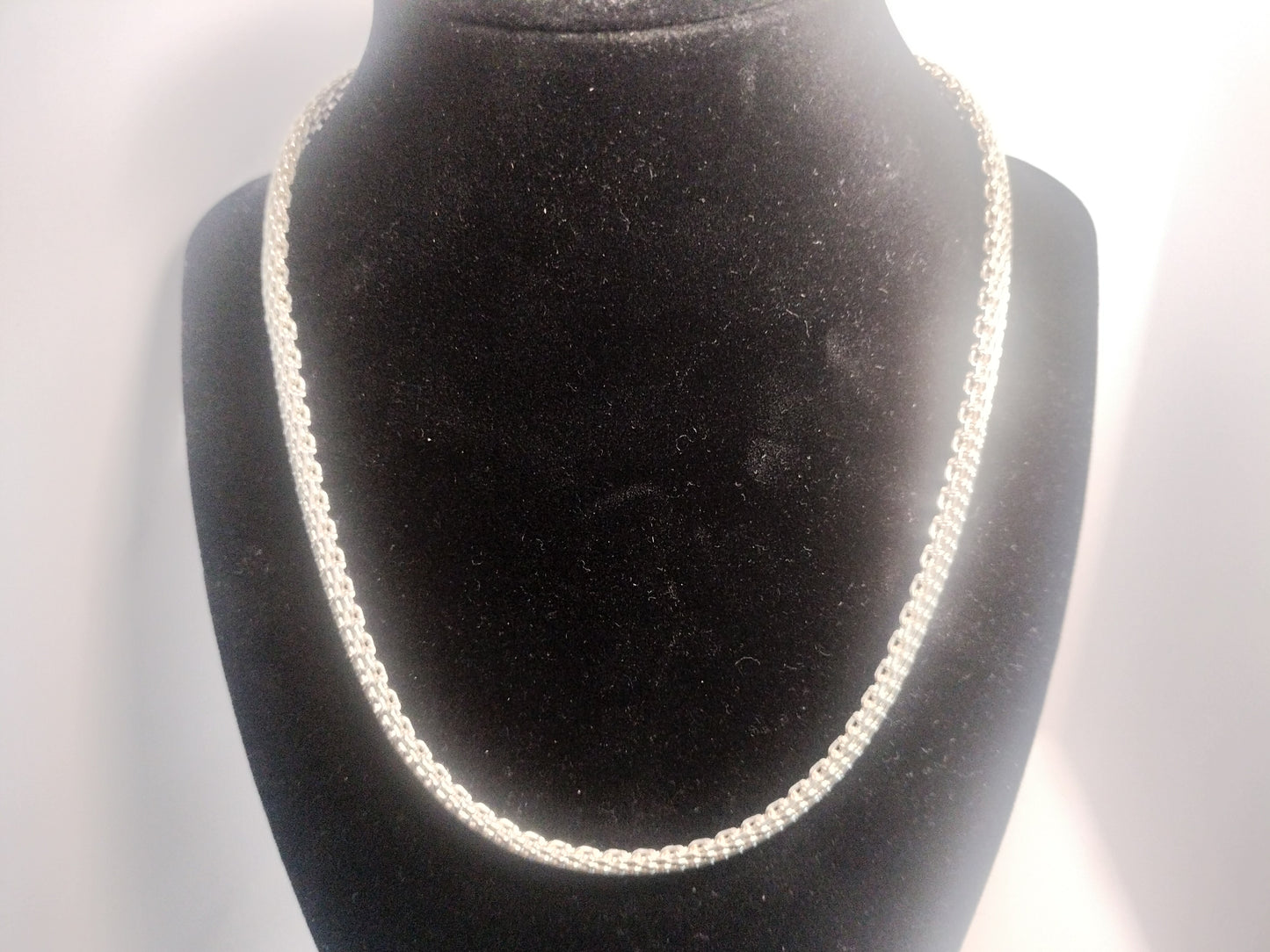 Sterling Silver Bismarck Necklace