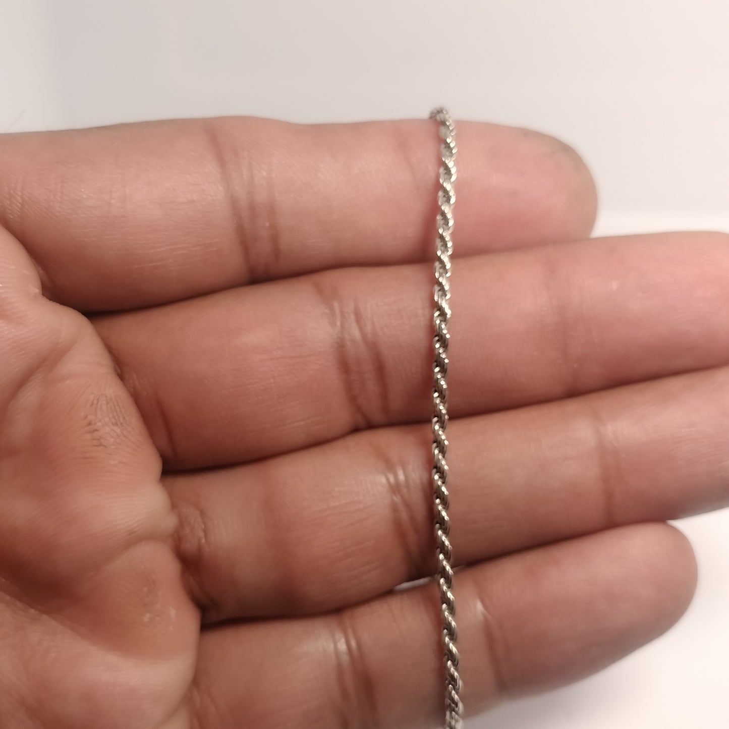 Sterling Silver Rope Bracelet