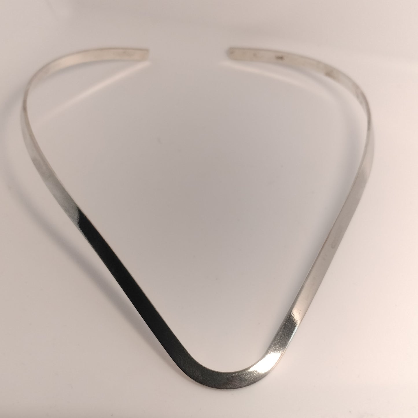 Sterling Silver V Necklace