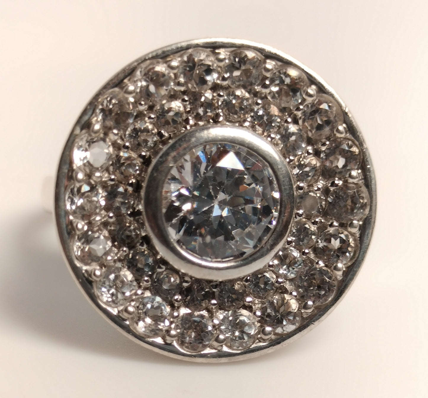 Sterling Silver Cubic Zirconia Ring
