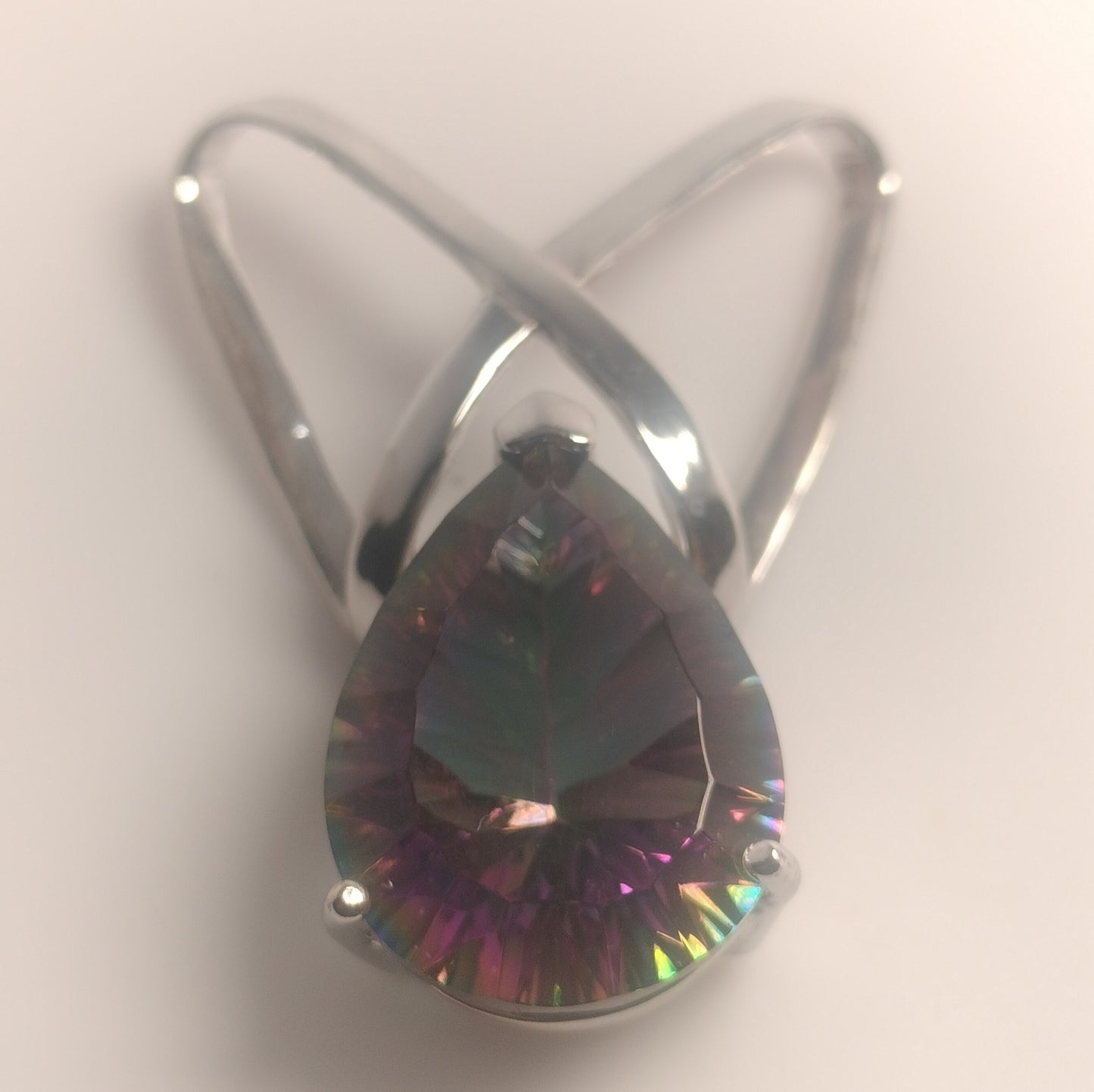 Sterling Silver Mystic Topaz Pendant