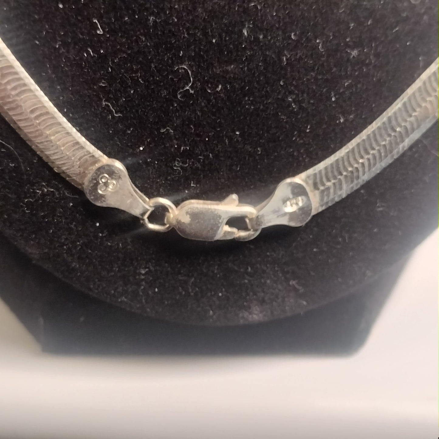 Sterling Silver Herringbone Necklace