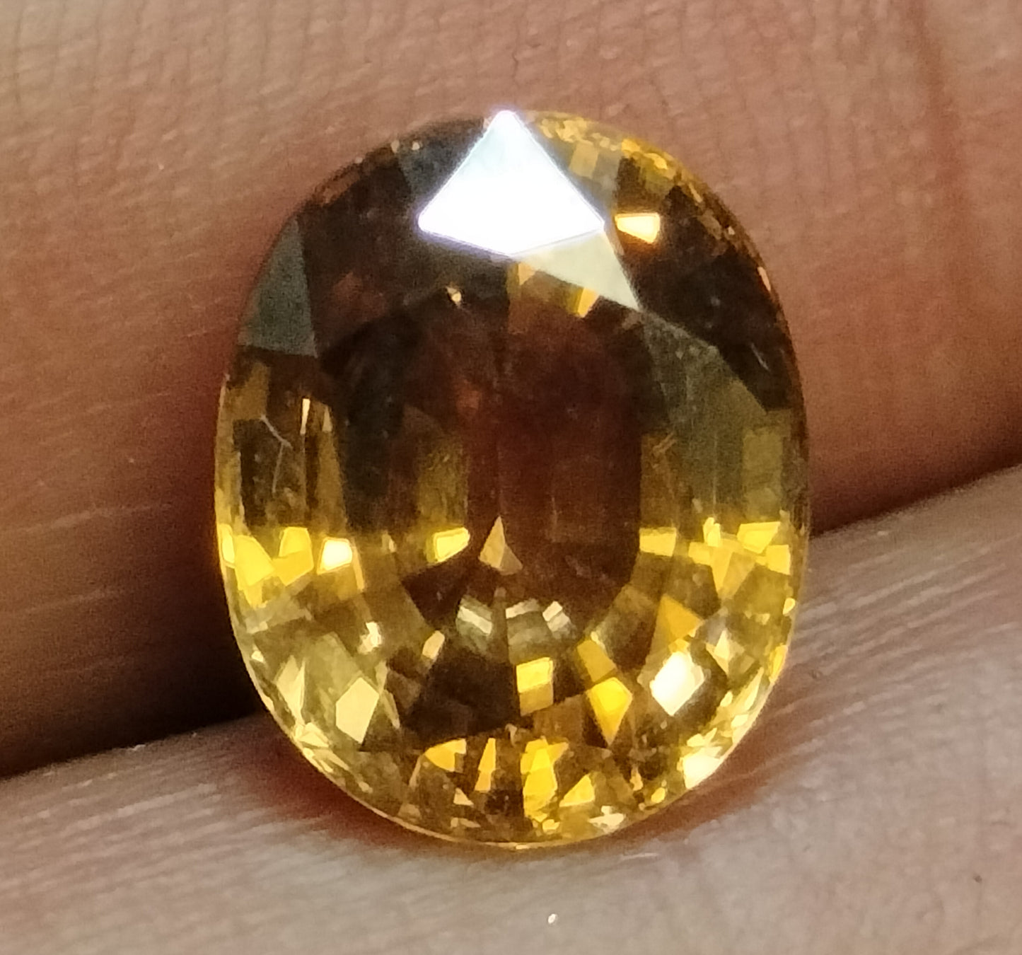 4.68 Carat Golden Zircon