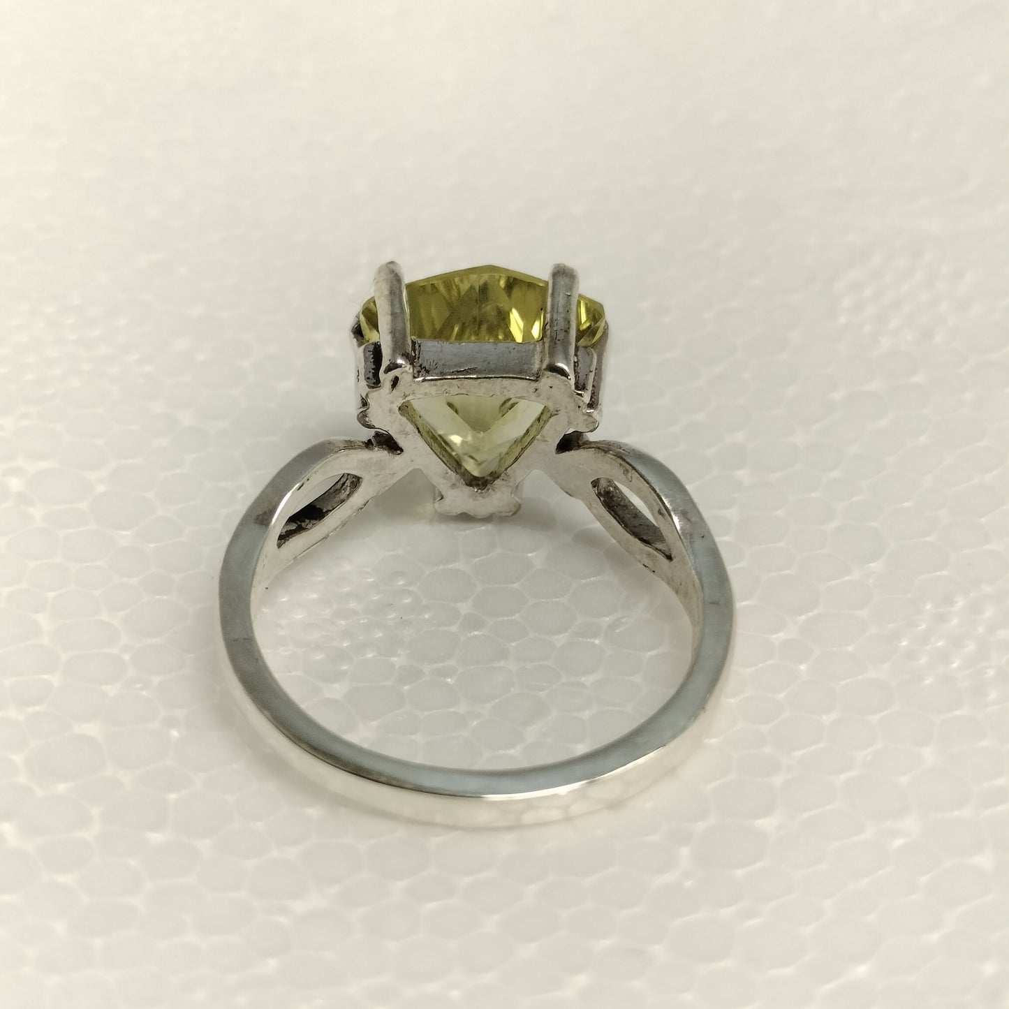 Sterling Silver Lemon Quartz Ring