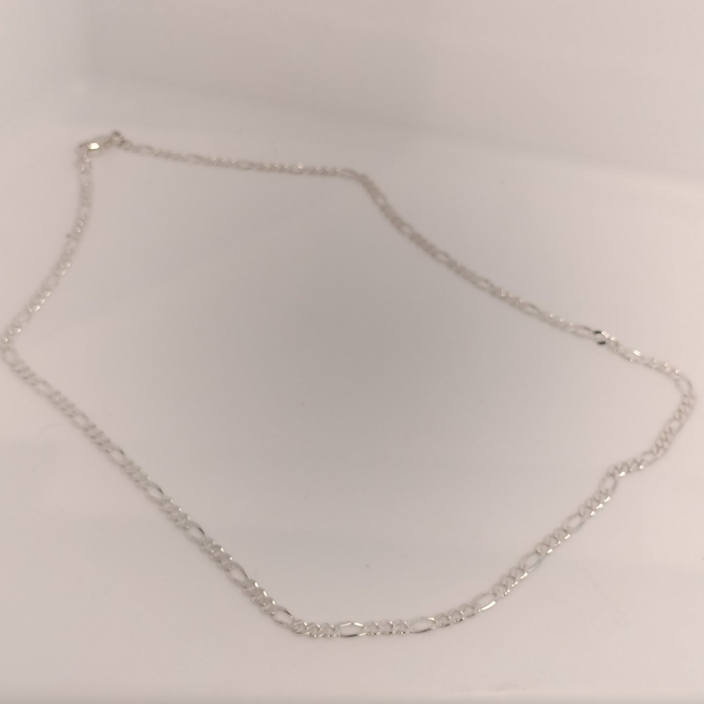 Sterling Silver Figaro Chain