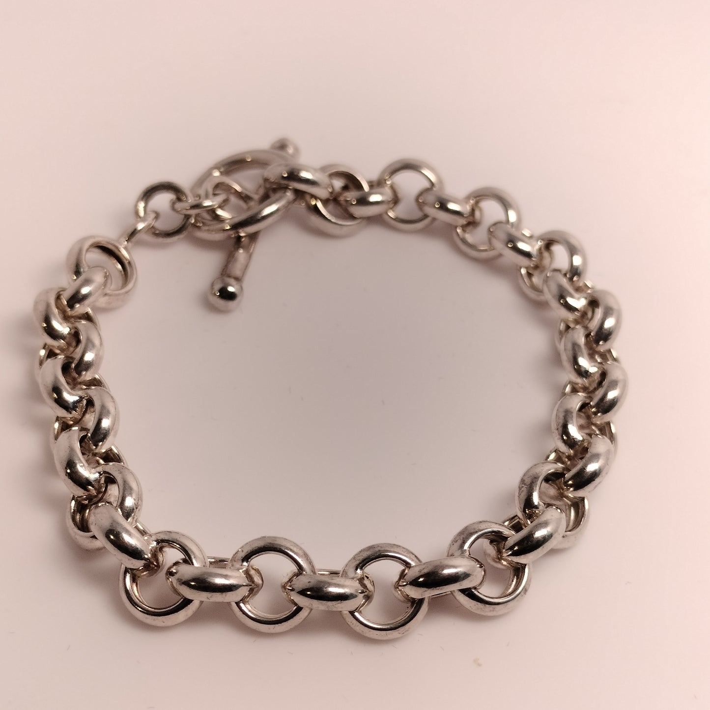 Sterling Silver Toggle Bracelet