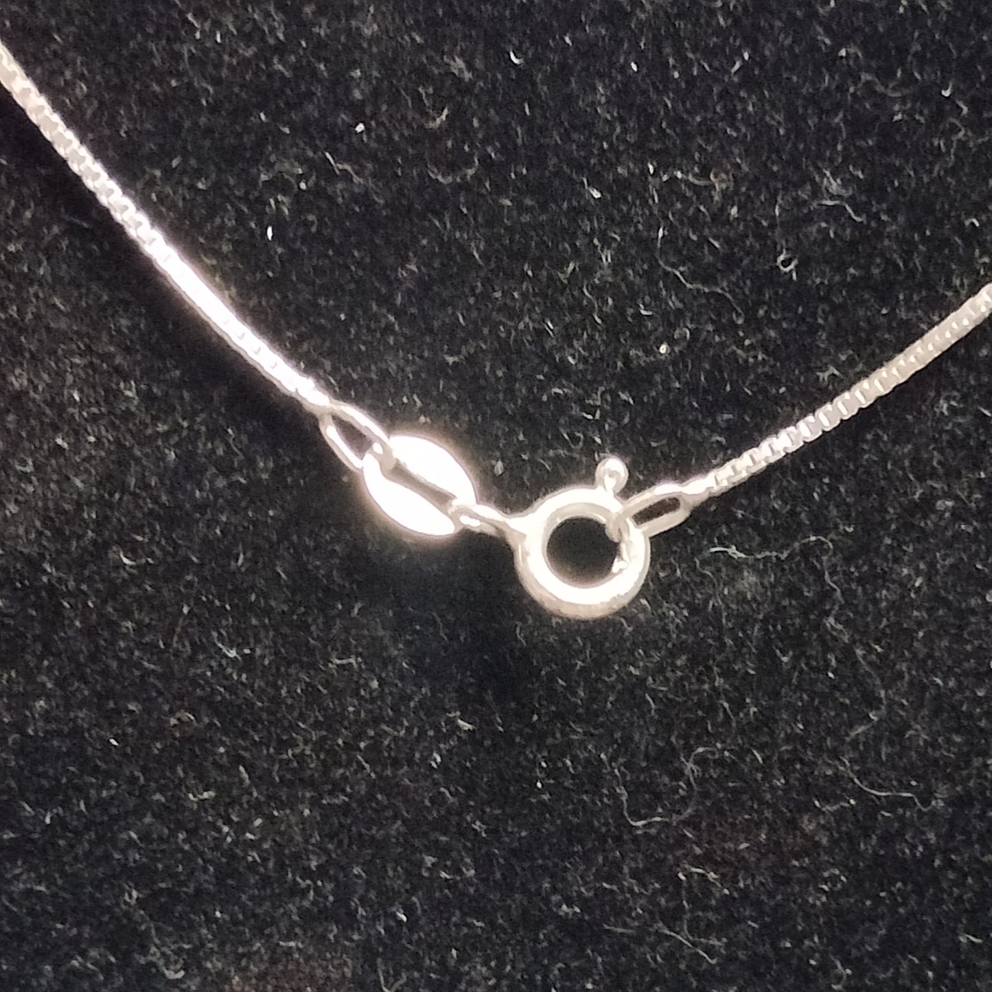 Sterling Silver Rhinestone Purse Pendant and Chain
