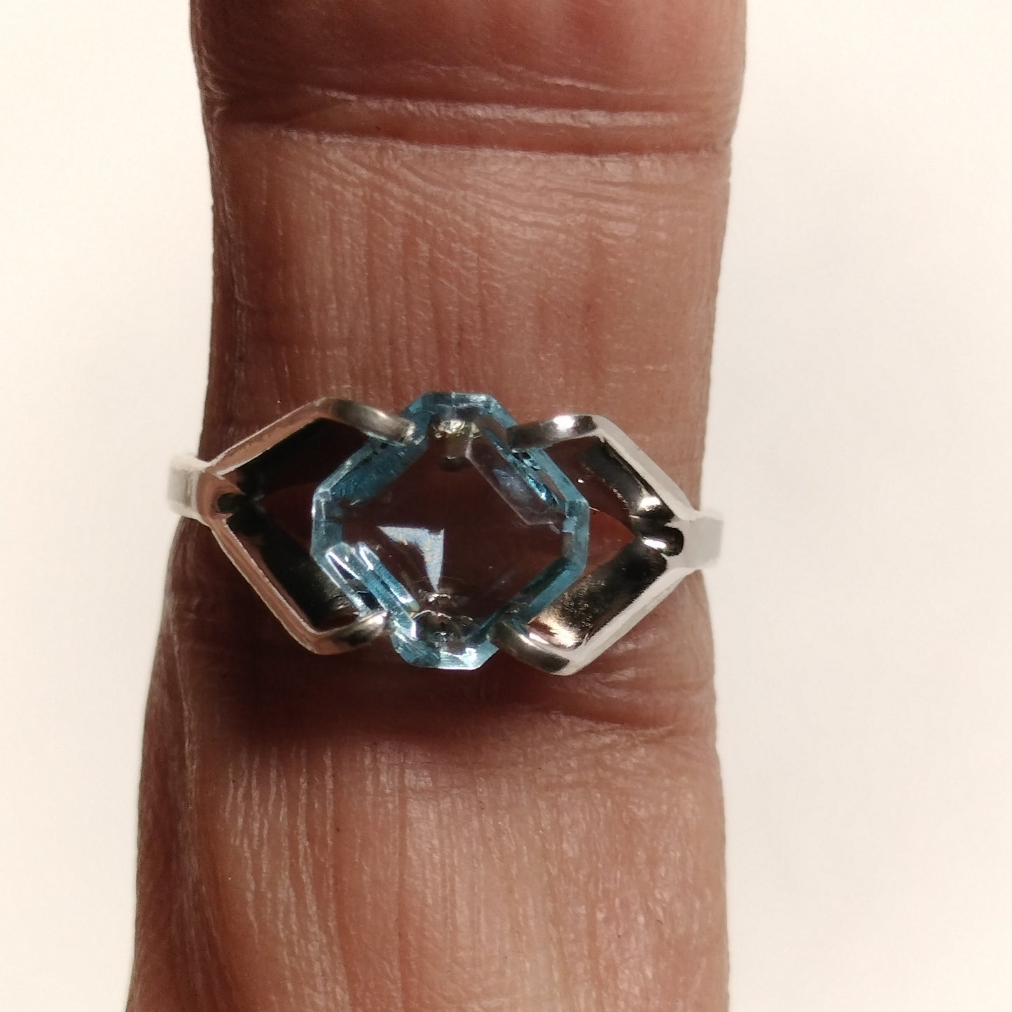 Sterling Silver Blue Topaz Ring