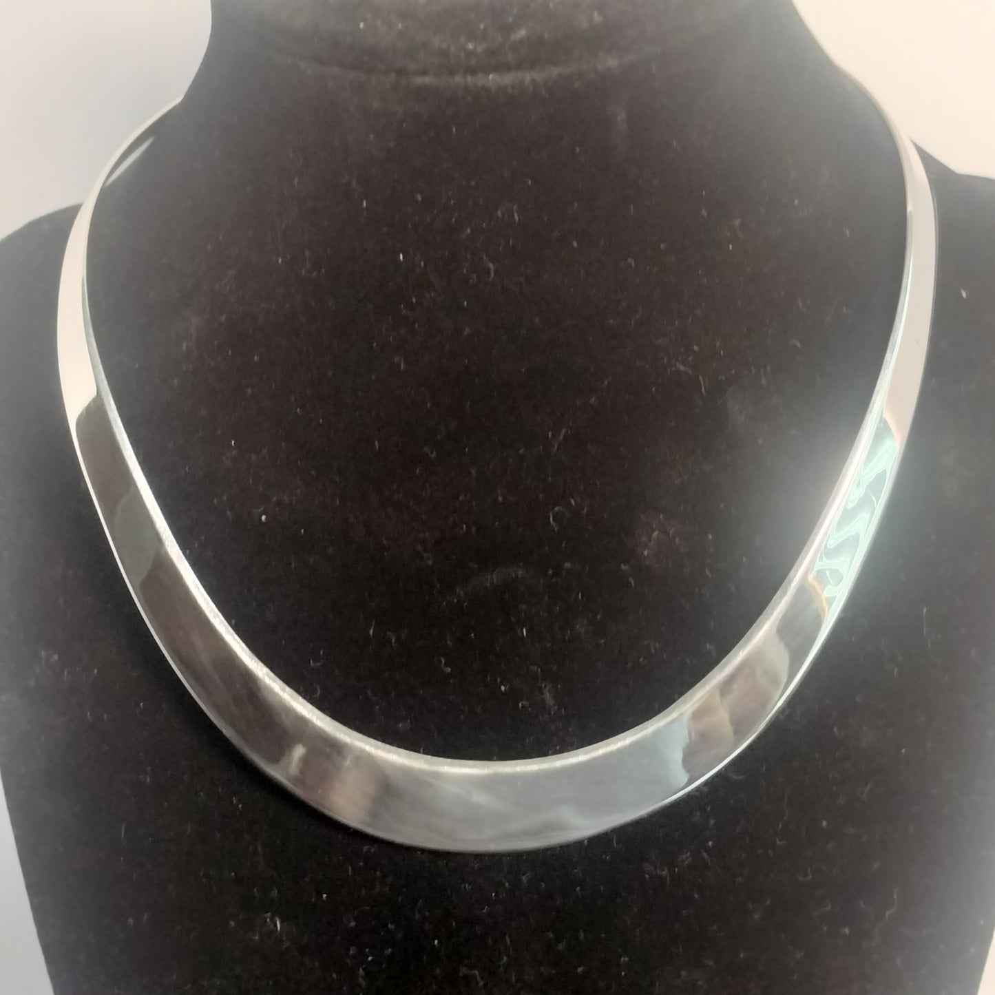 Sterling Silver Cuff Necklace