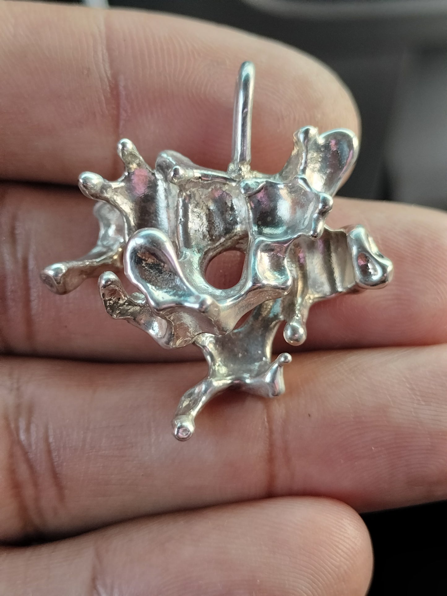 Sterling Silver Freeform Pendant