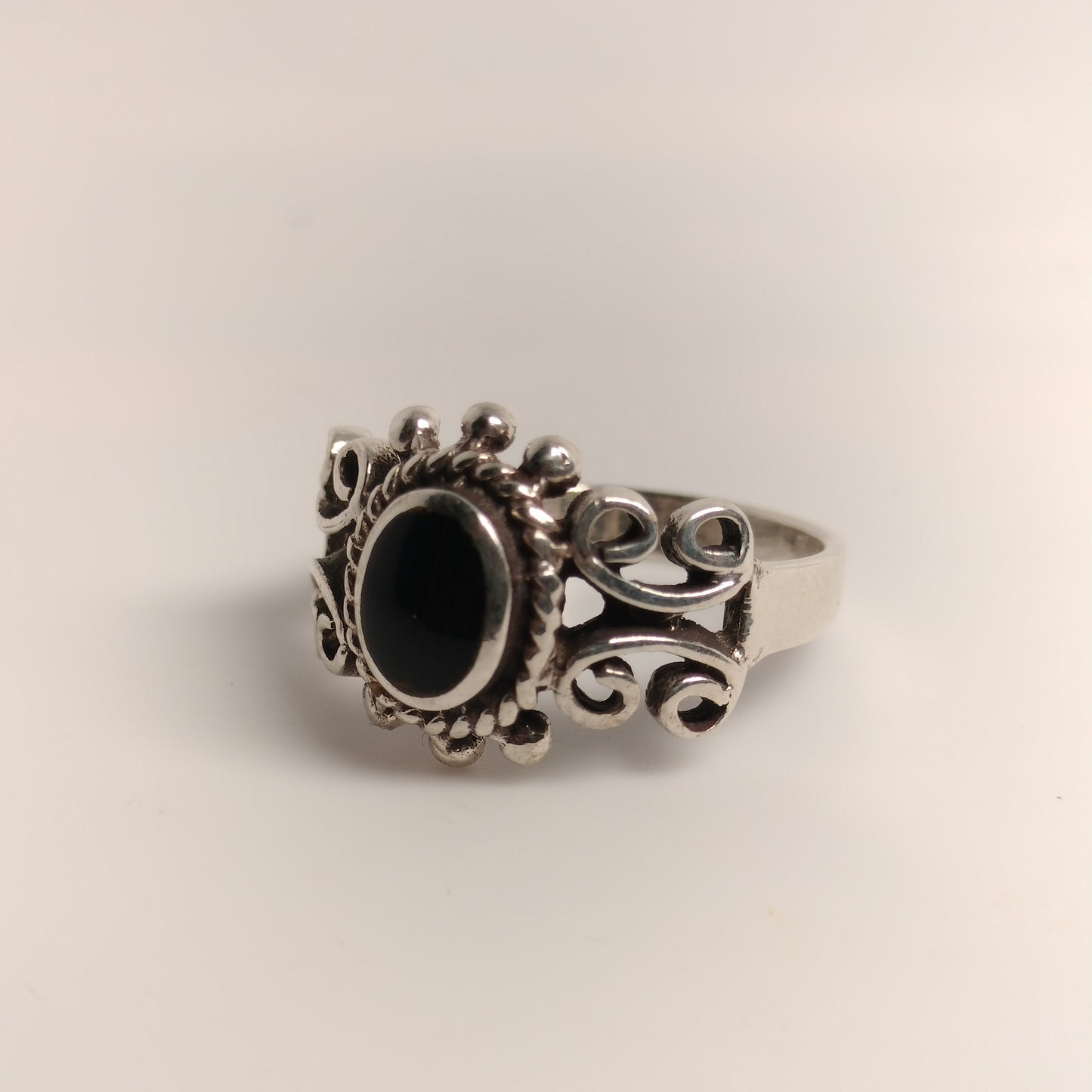 Sterling Silver Black Onyx Ring
