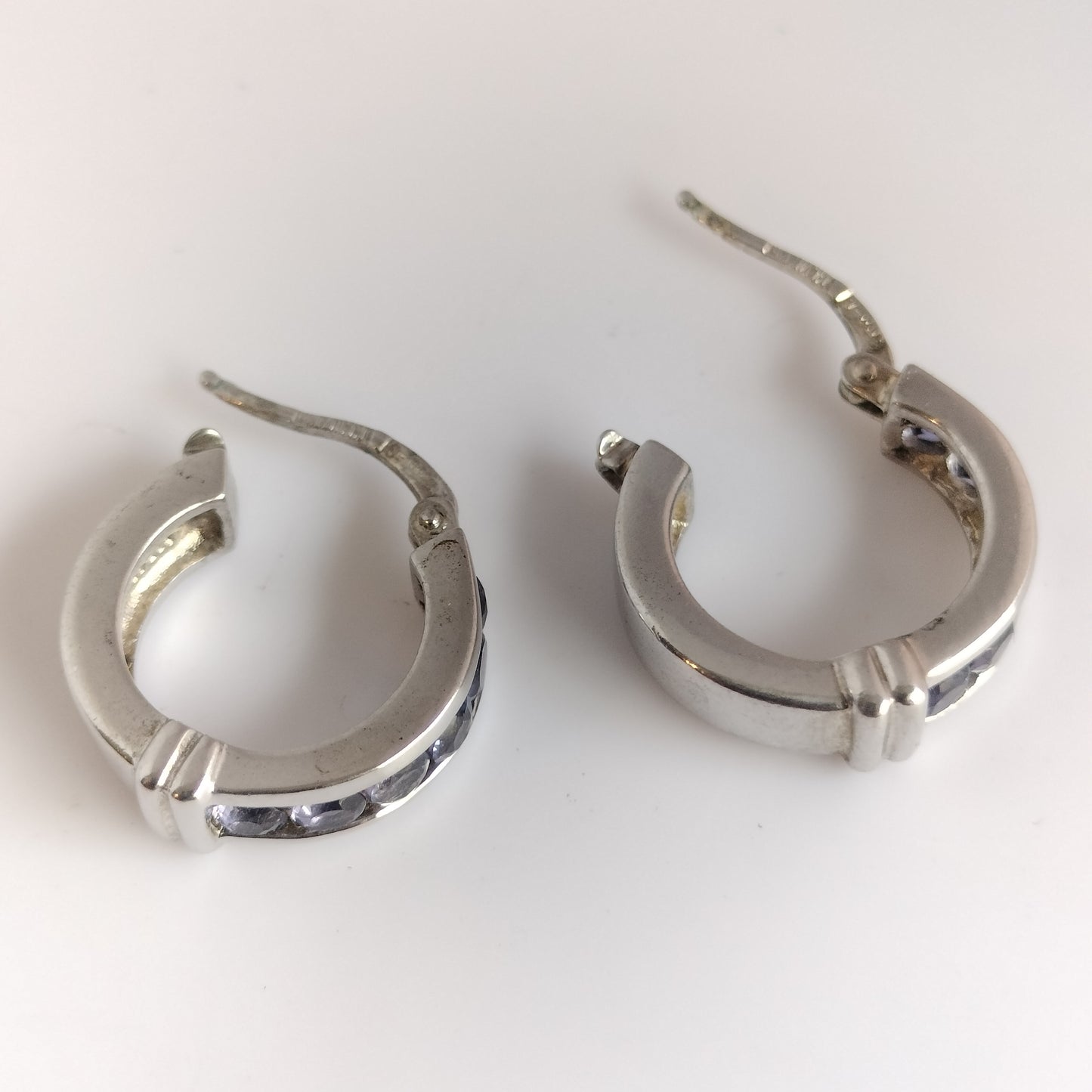 Sterling Silver Iolite Earrings