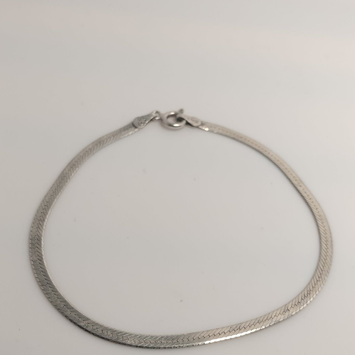 Sterling Silver Herringbone Bracelet