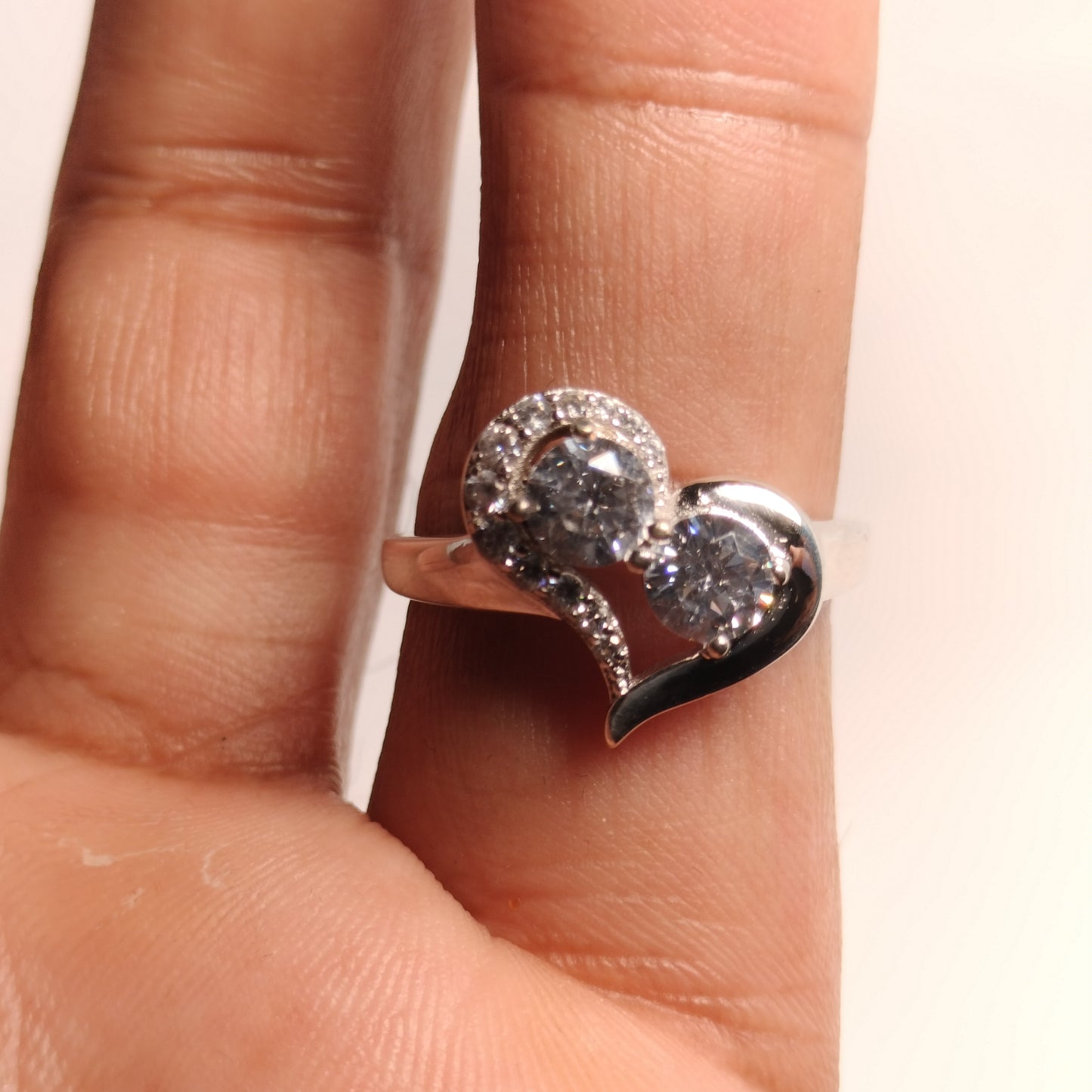 Sterling Silver Cubic Zirconia Ring