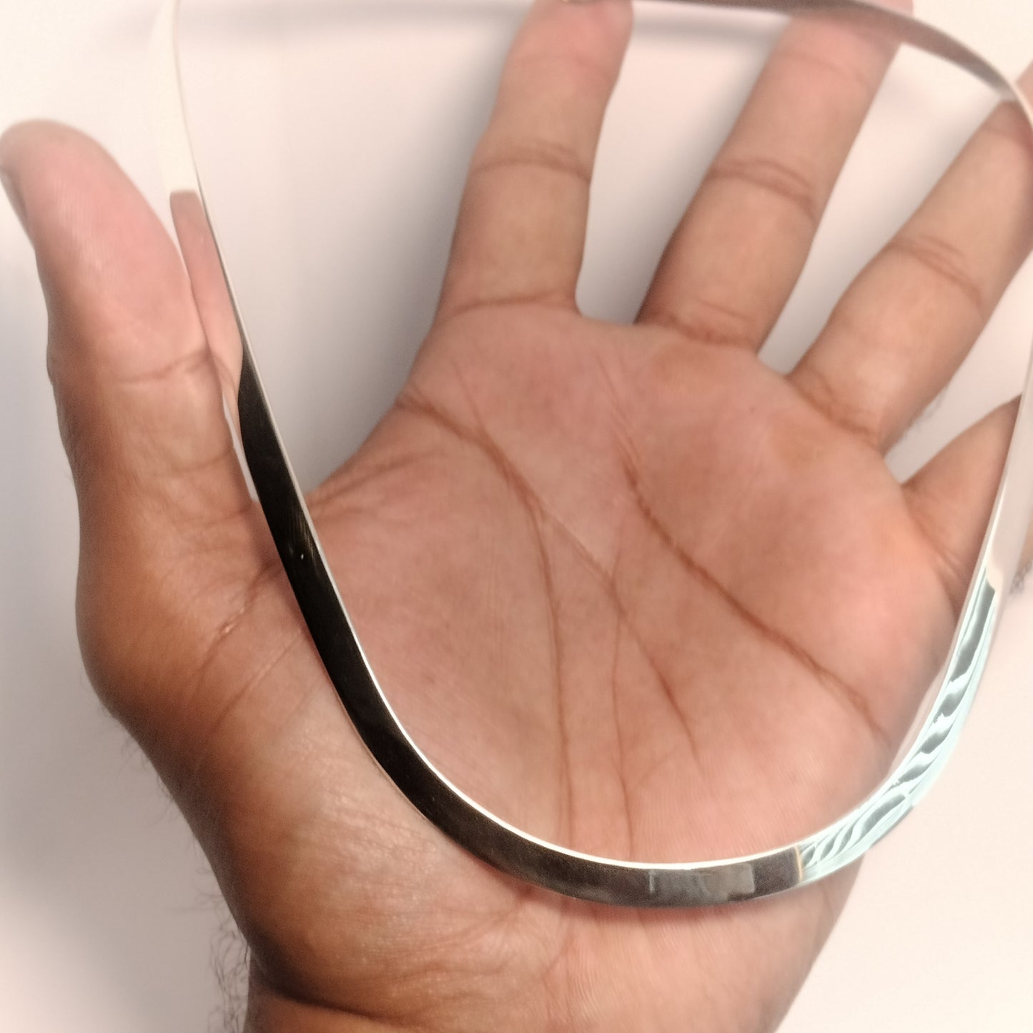Sterling Silver Cuff Necklace