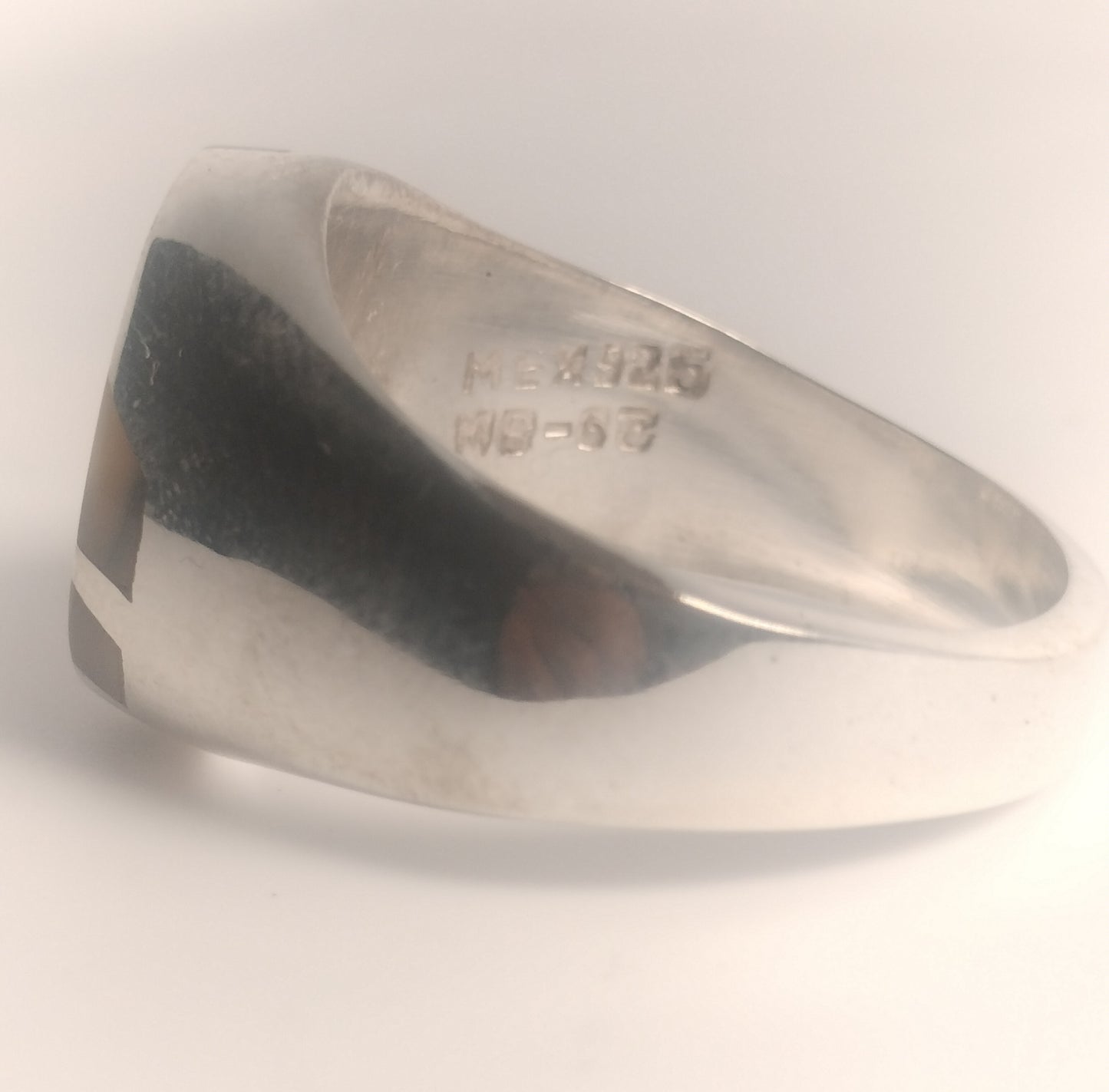 Sterling Silver Mother Of Pearl Ring