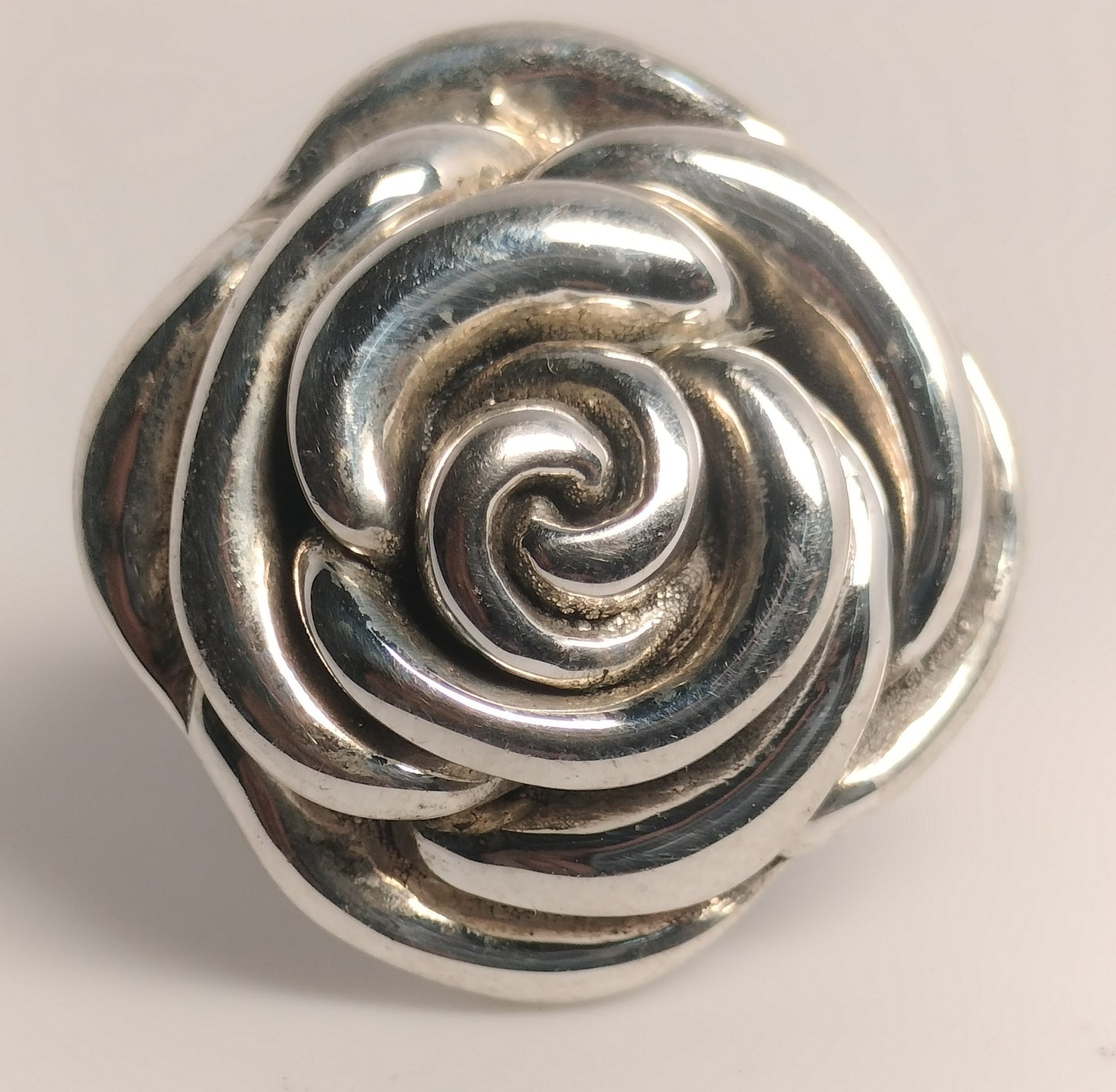 Sterling Silver Rose Ring