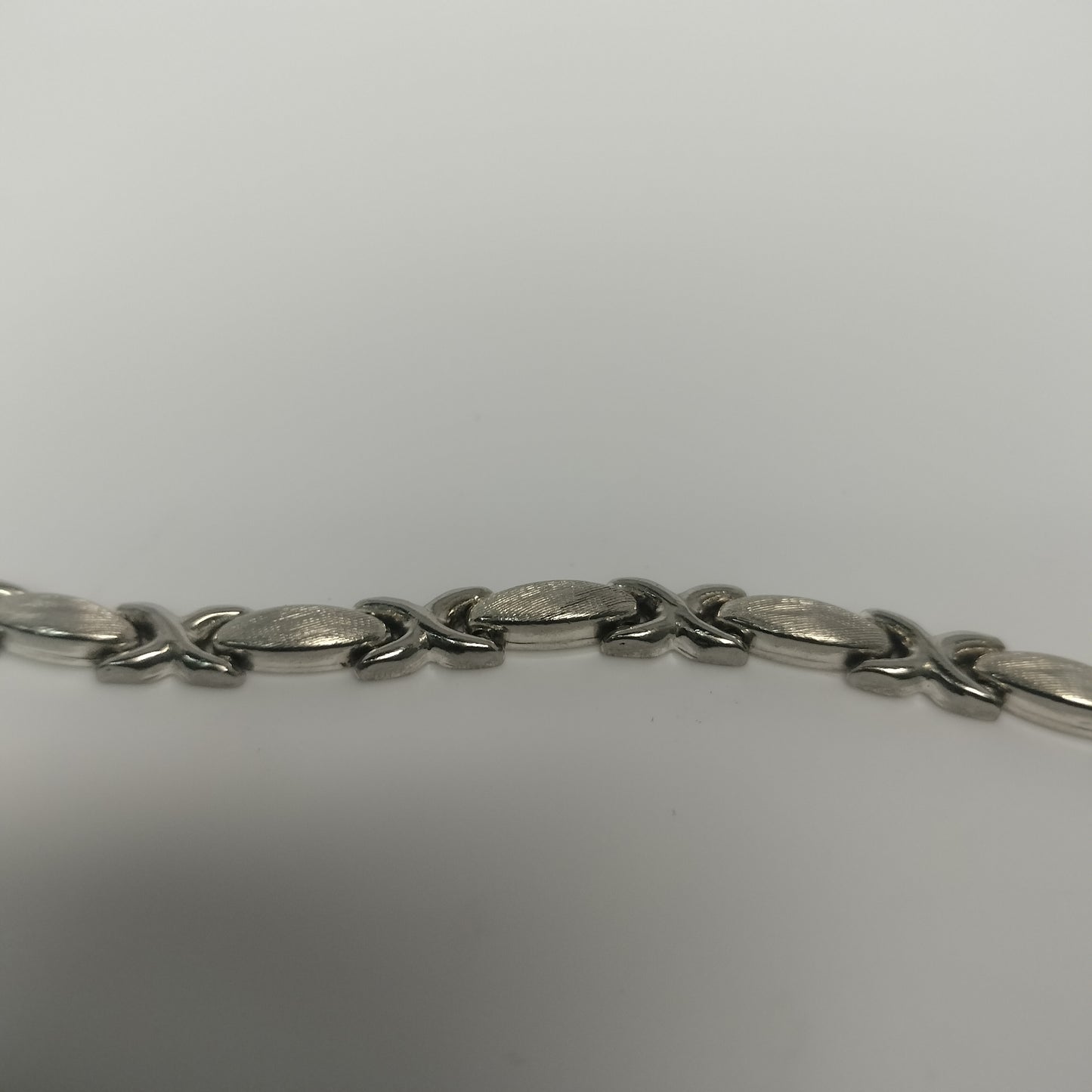 Sterling Silver Hugs and Kisses Bracelet