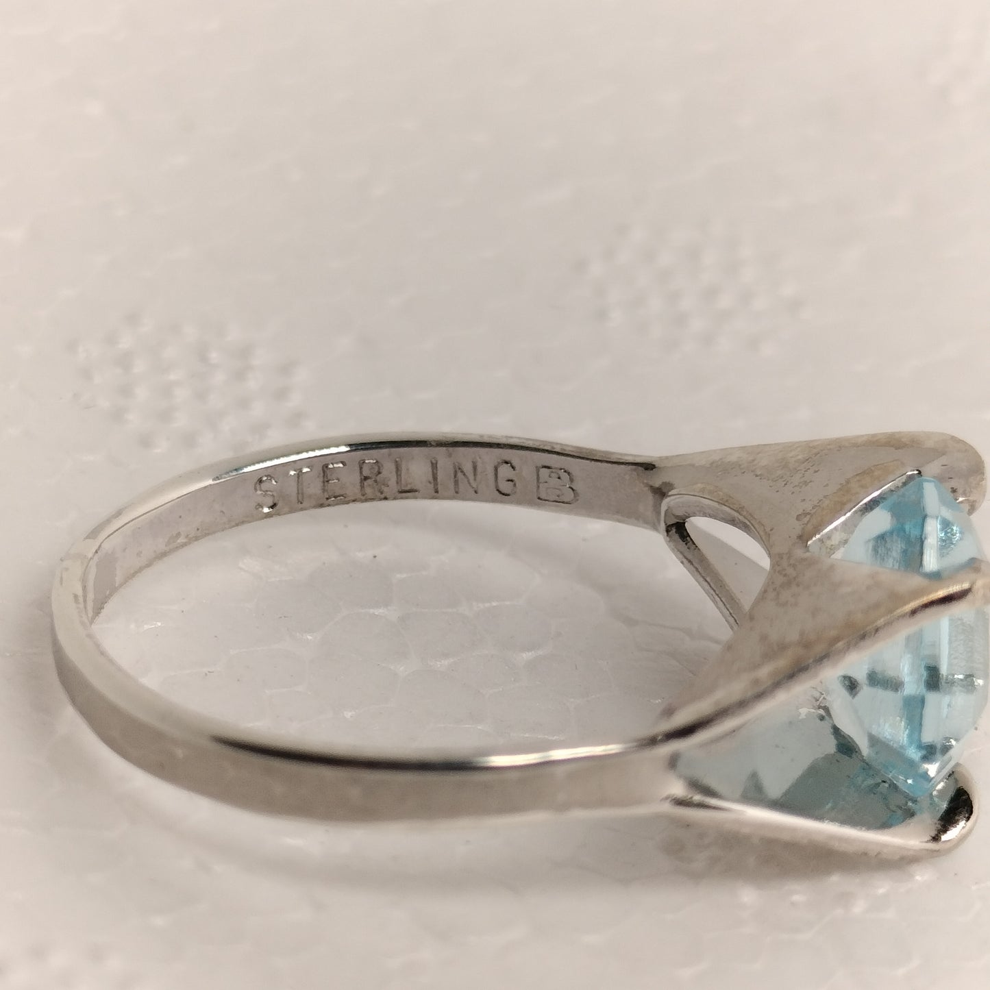 Sterling Silver Blue Topaz Ring