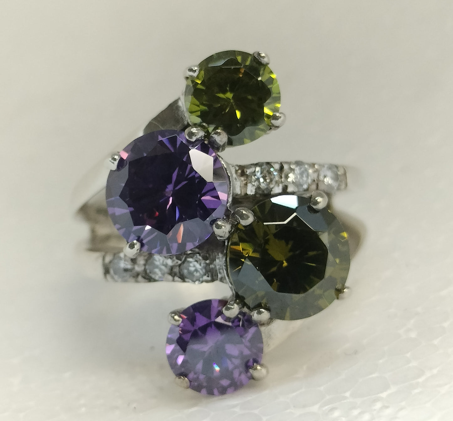 Sterling Silver Cubic Zirconia Ring
