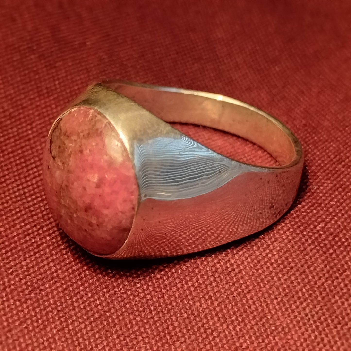 Sterling Silver Rhodonite Ring