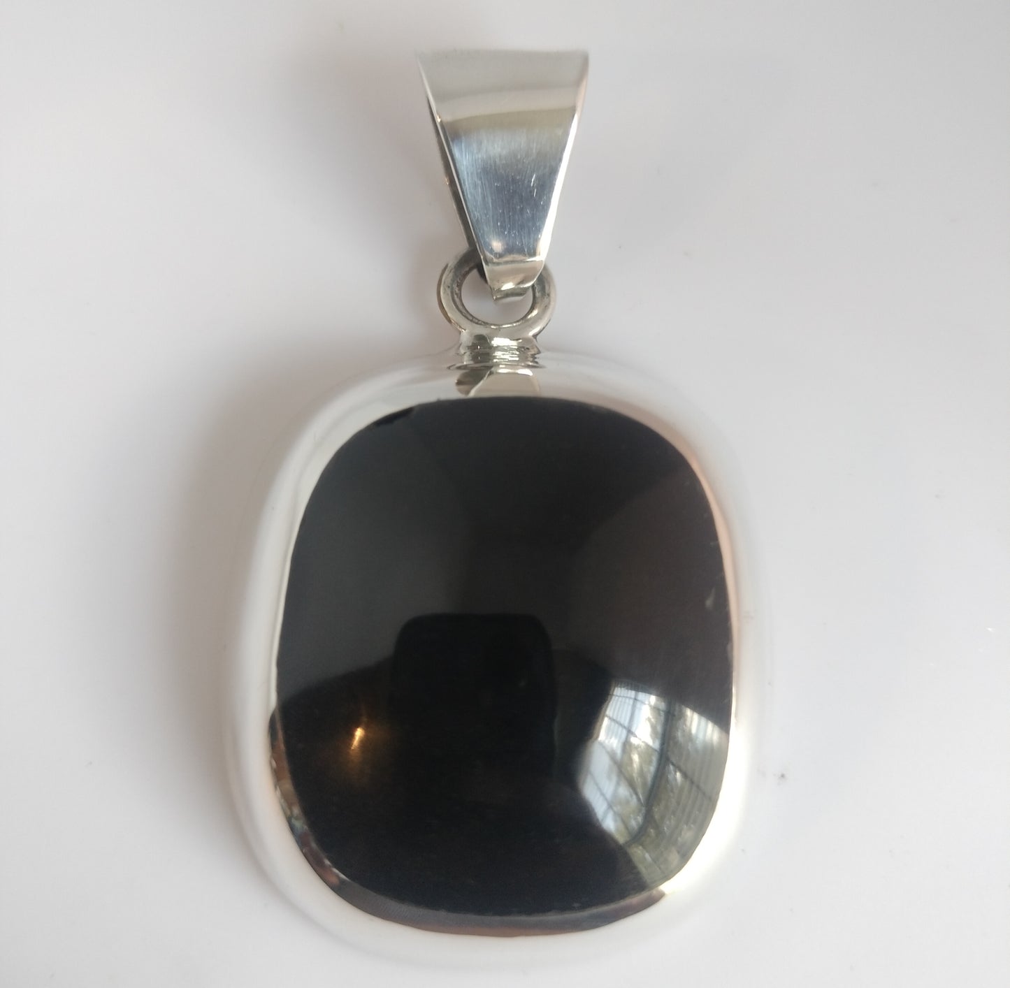 Sterling Silver Onyx Pendant