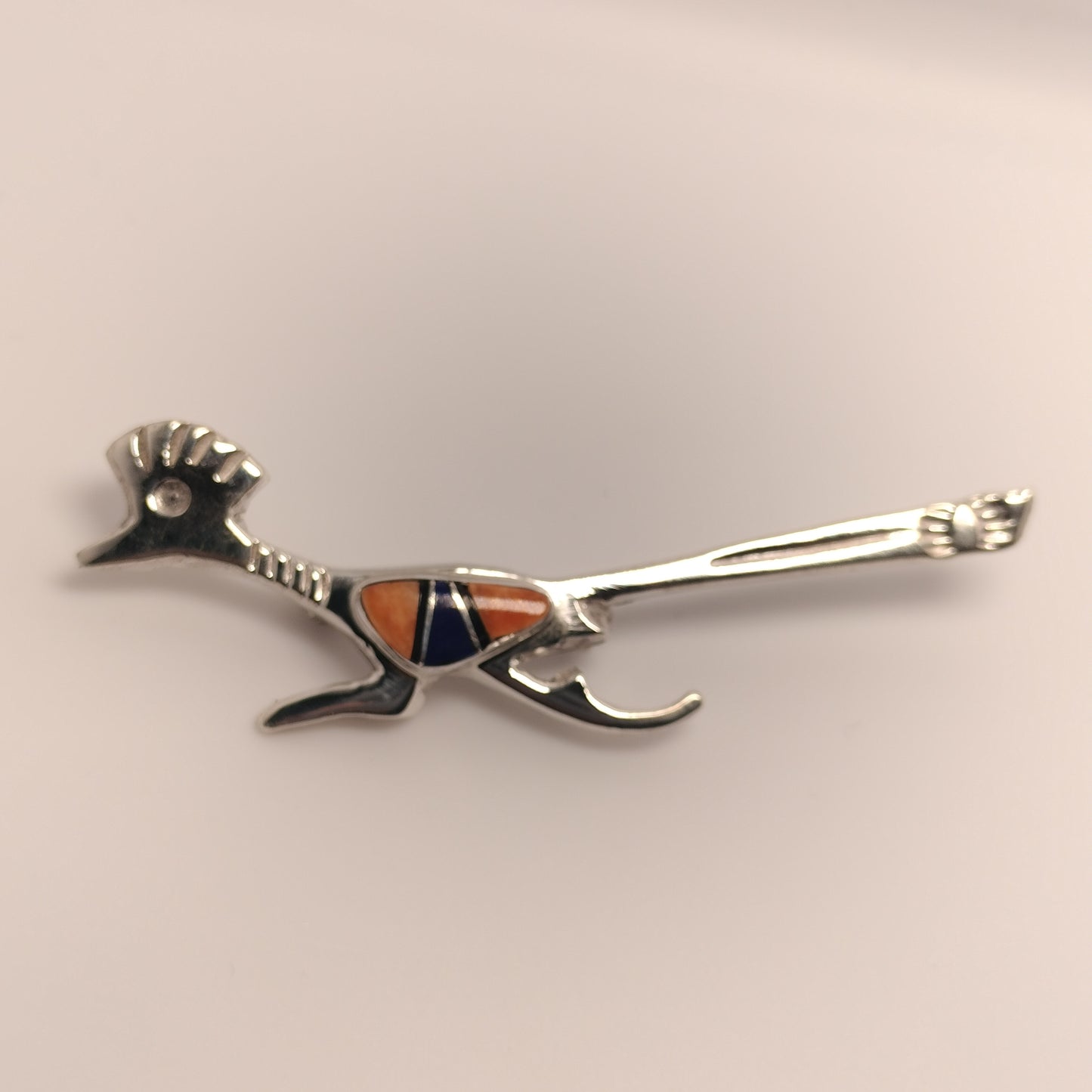 Sterling Silver Roadrunner Pin