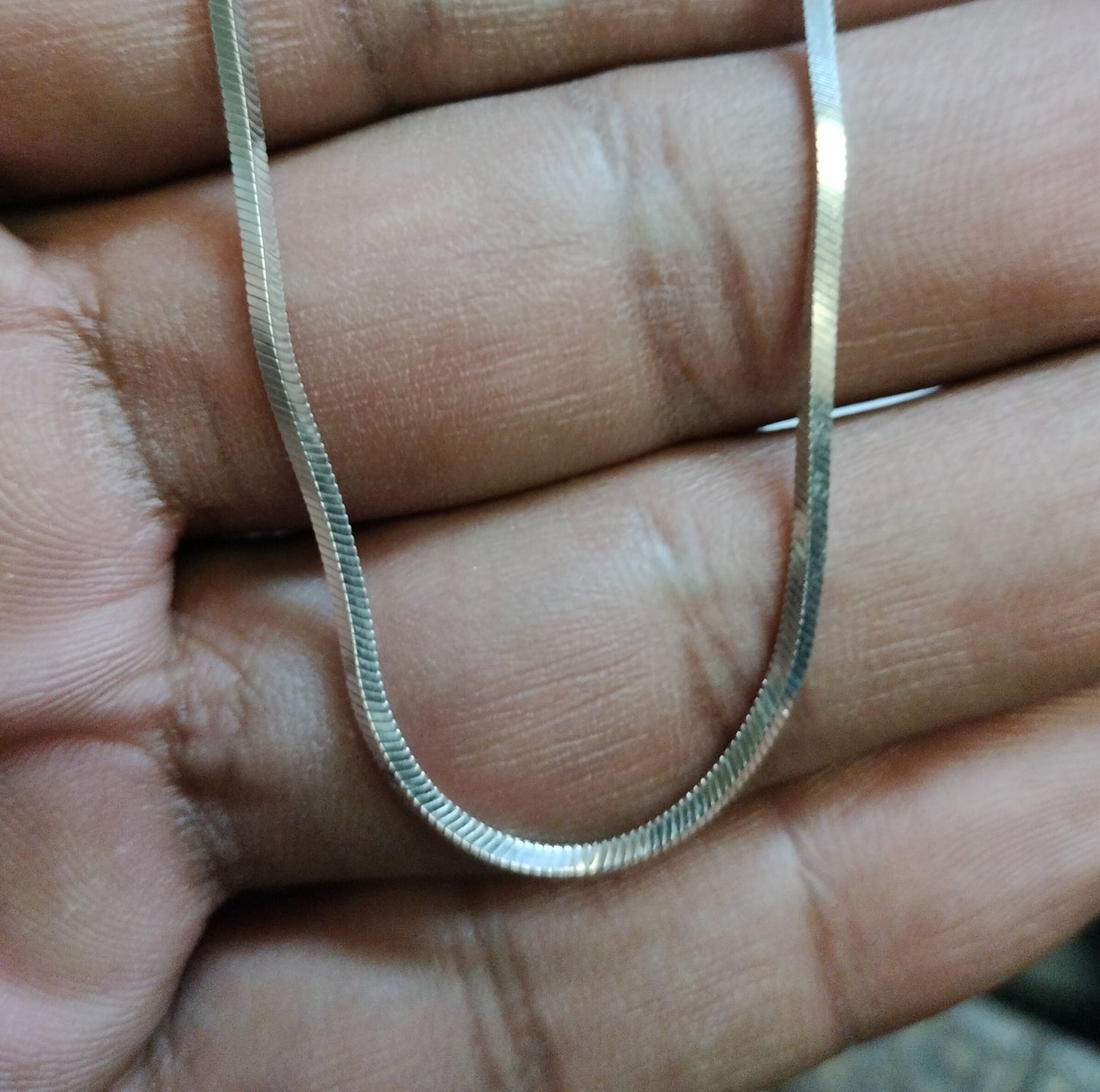 Sterling Silver Square Snake Chain