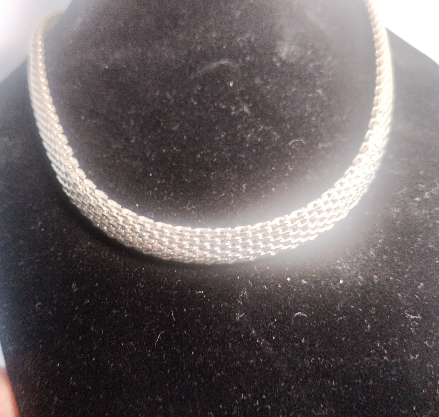 Sterling Silver Bismarck Necklace