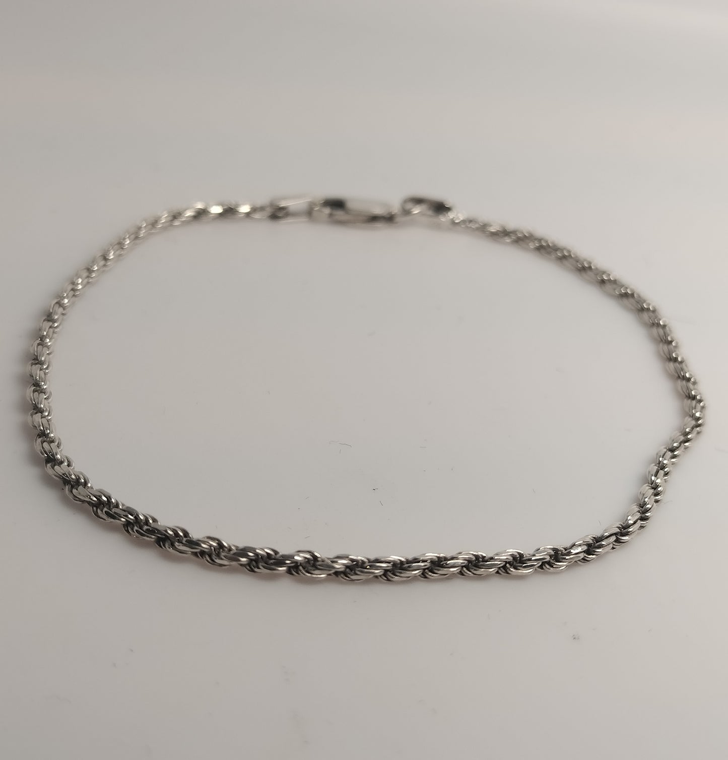 Sterling Silver Rope Bracelet