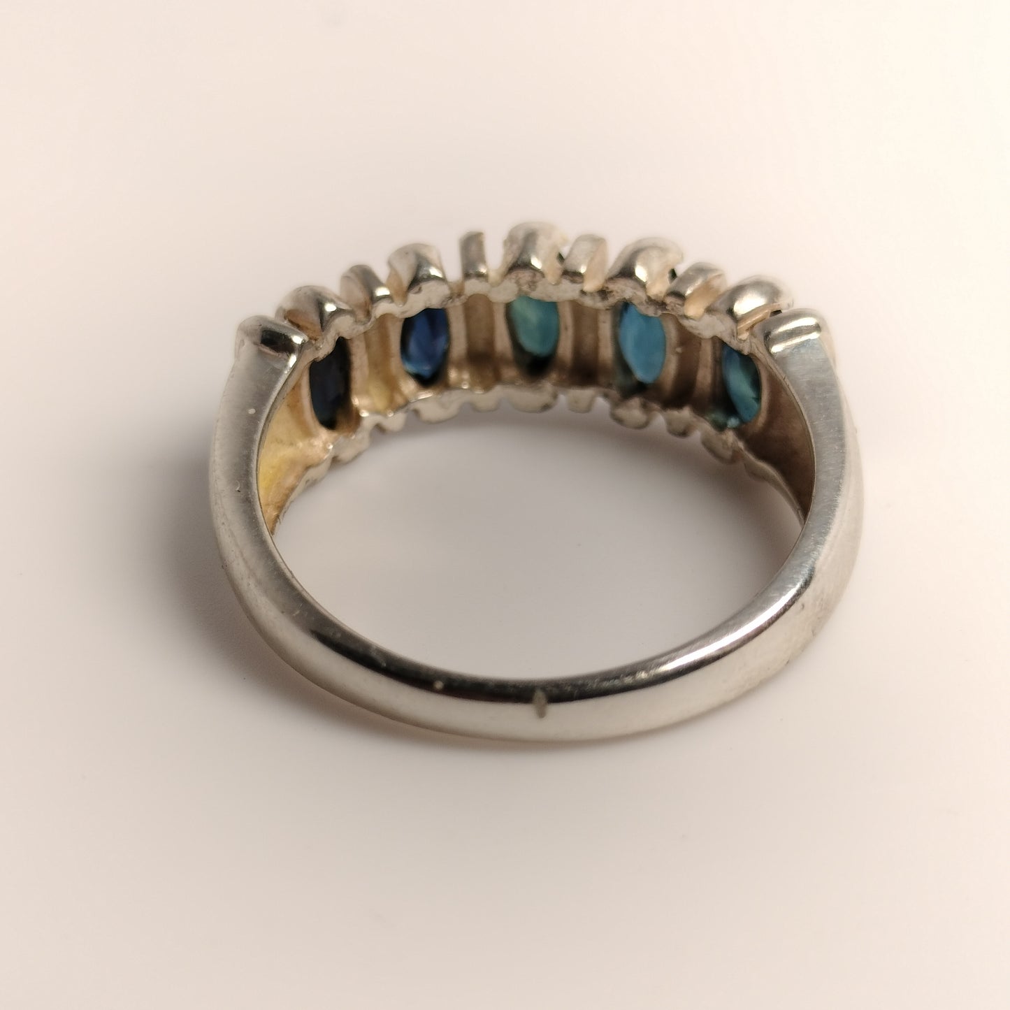 Sterling Silver Sapphire Ring