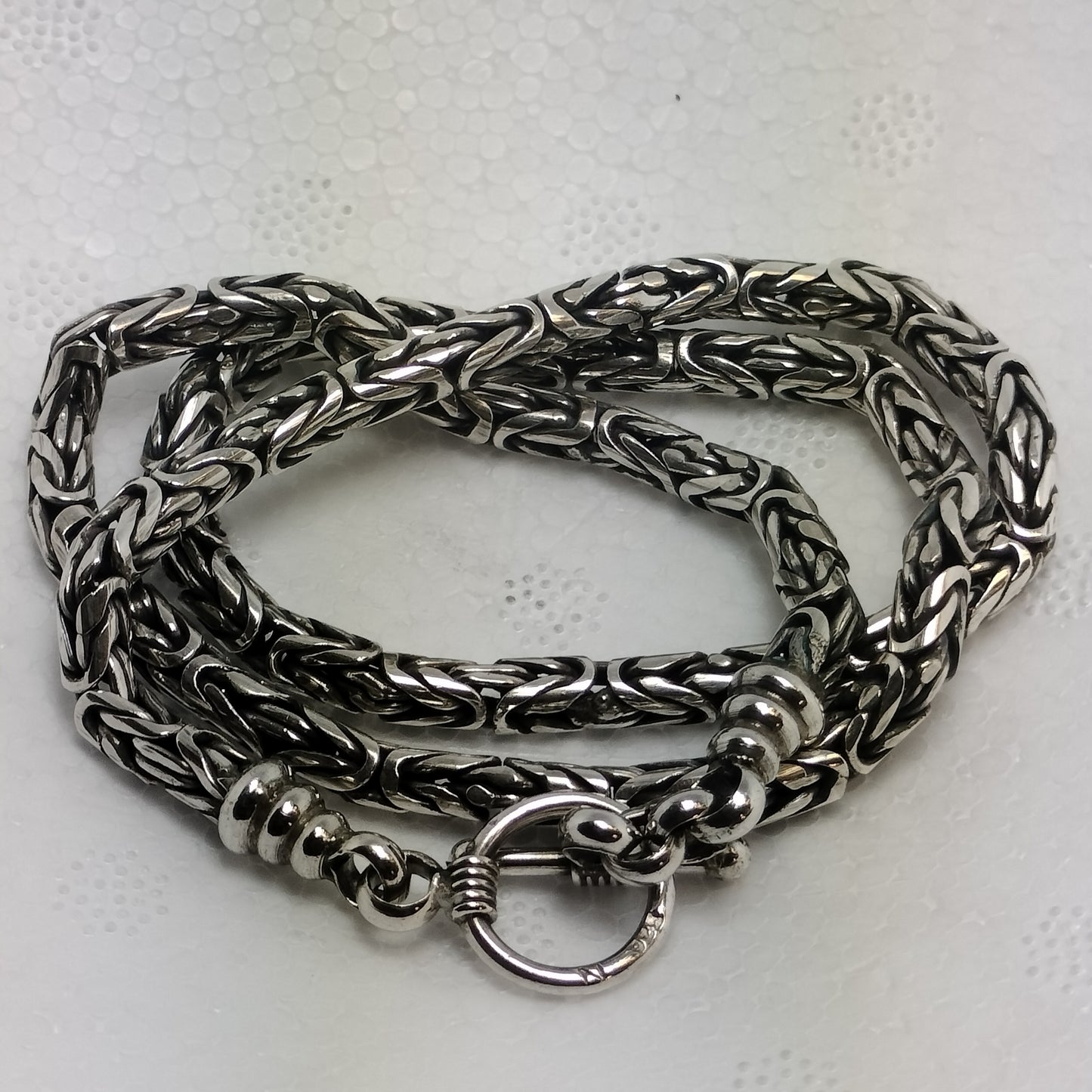 Sterling Silver Byzantine Necklace
